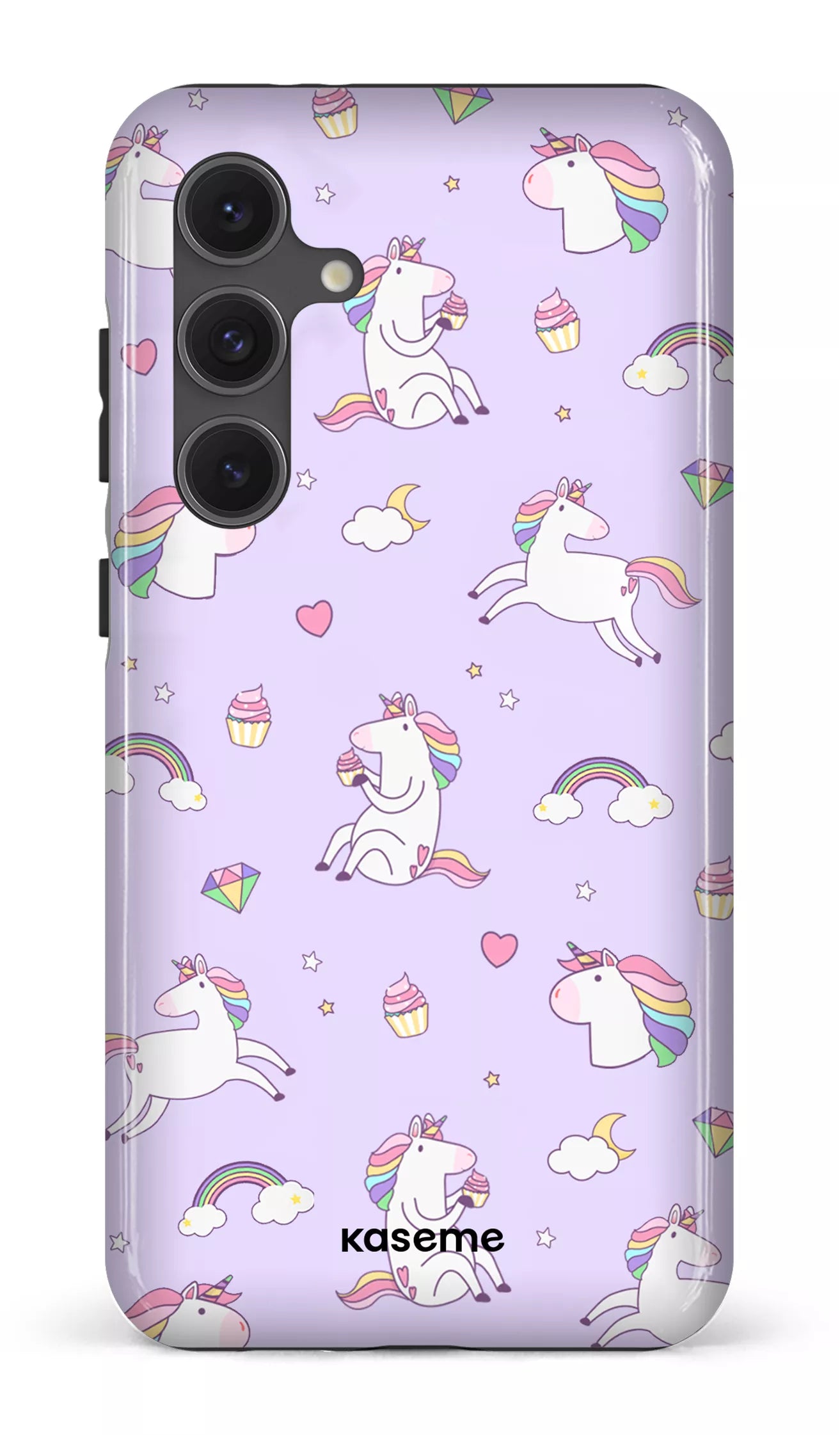 Galaxy S24FE Tough Glitter purple -