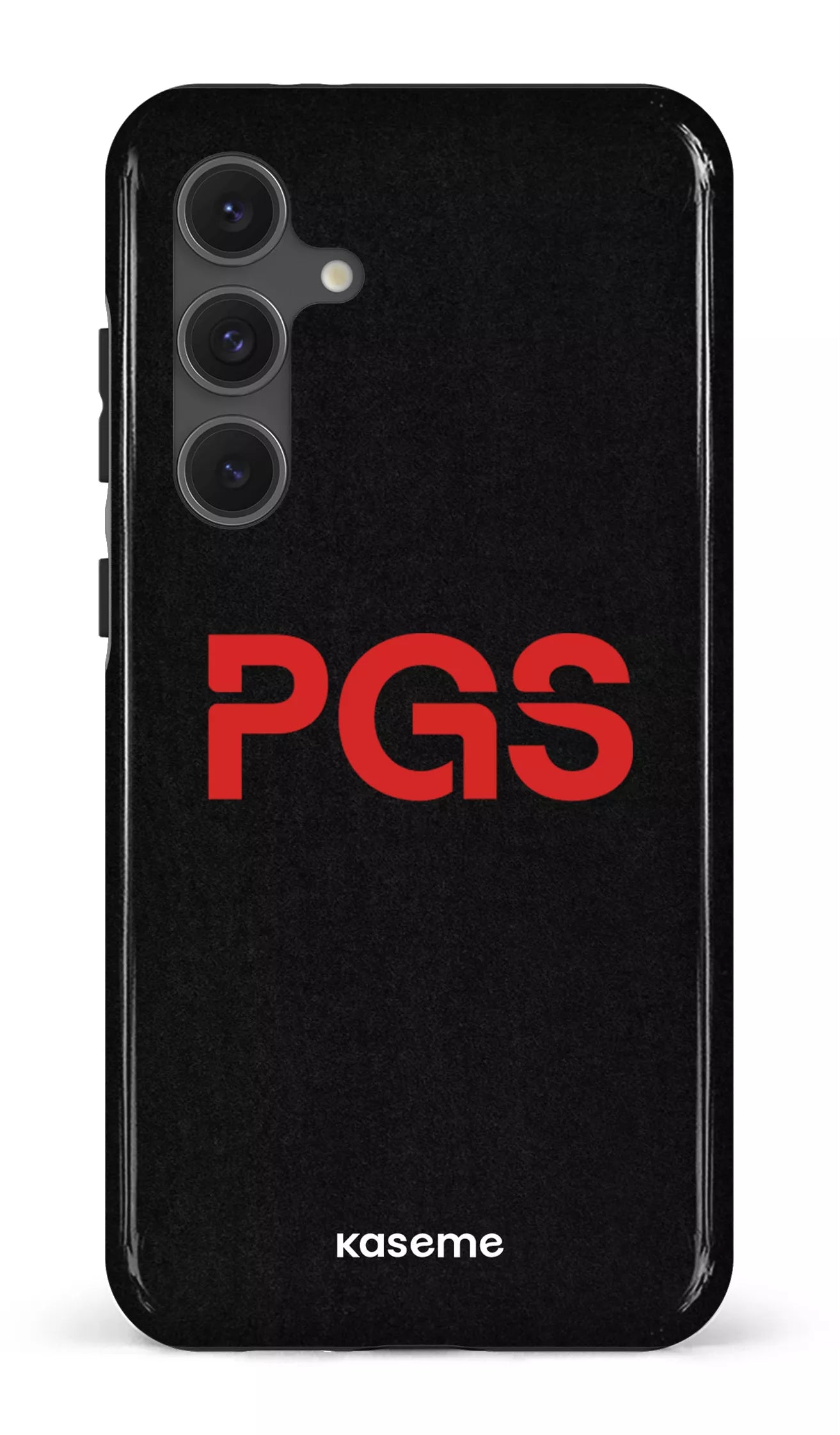 Galaxy S24FE Tough PGS Noir&Rouge -