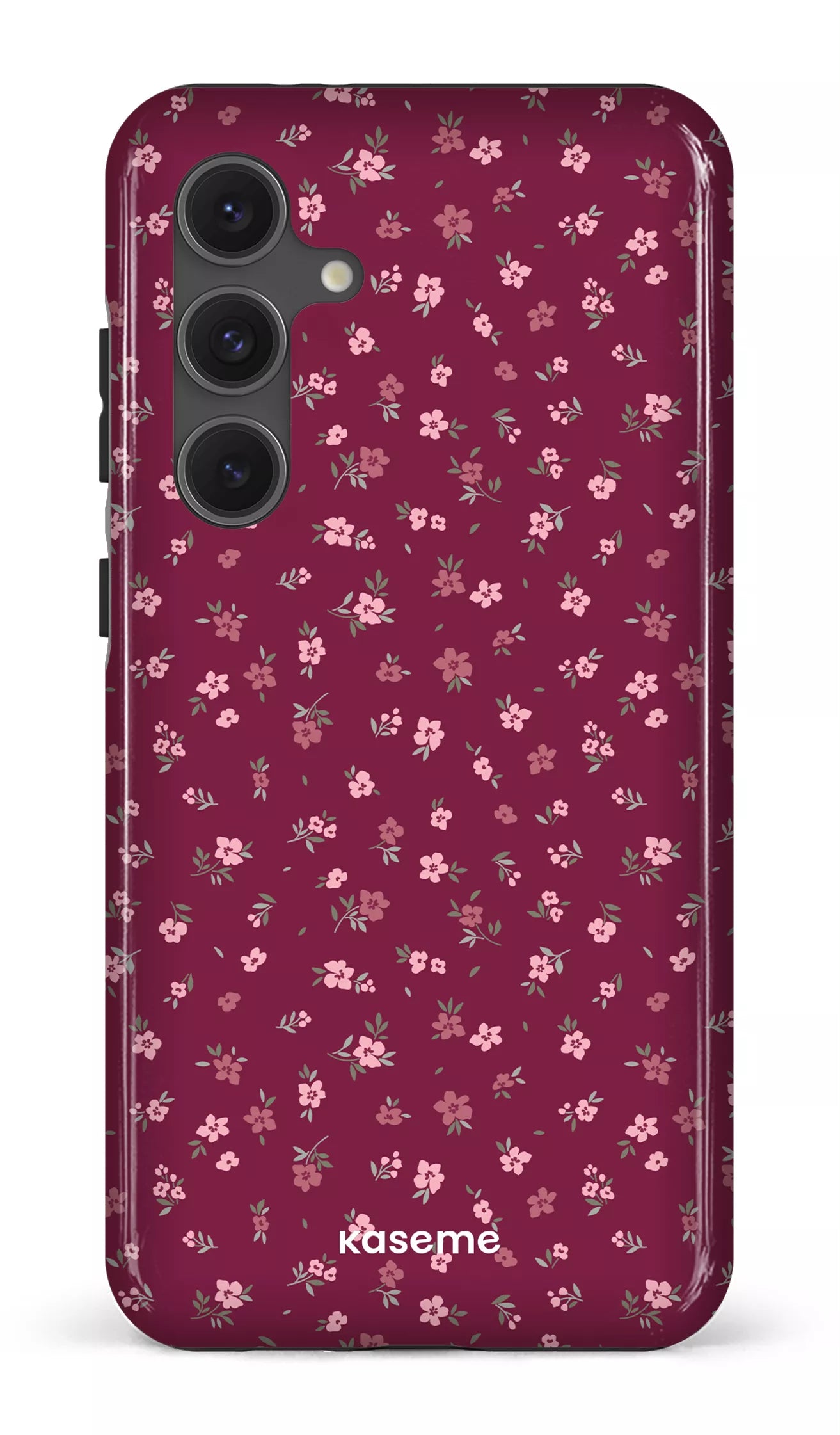 Galaxy S24FE Tough Porcelain Blossom Burgundy -