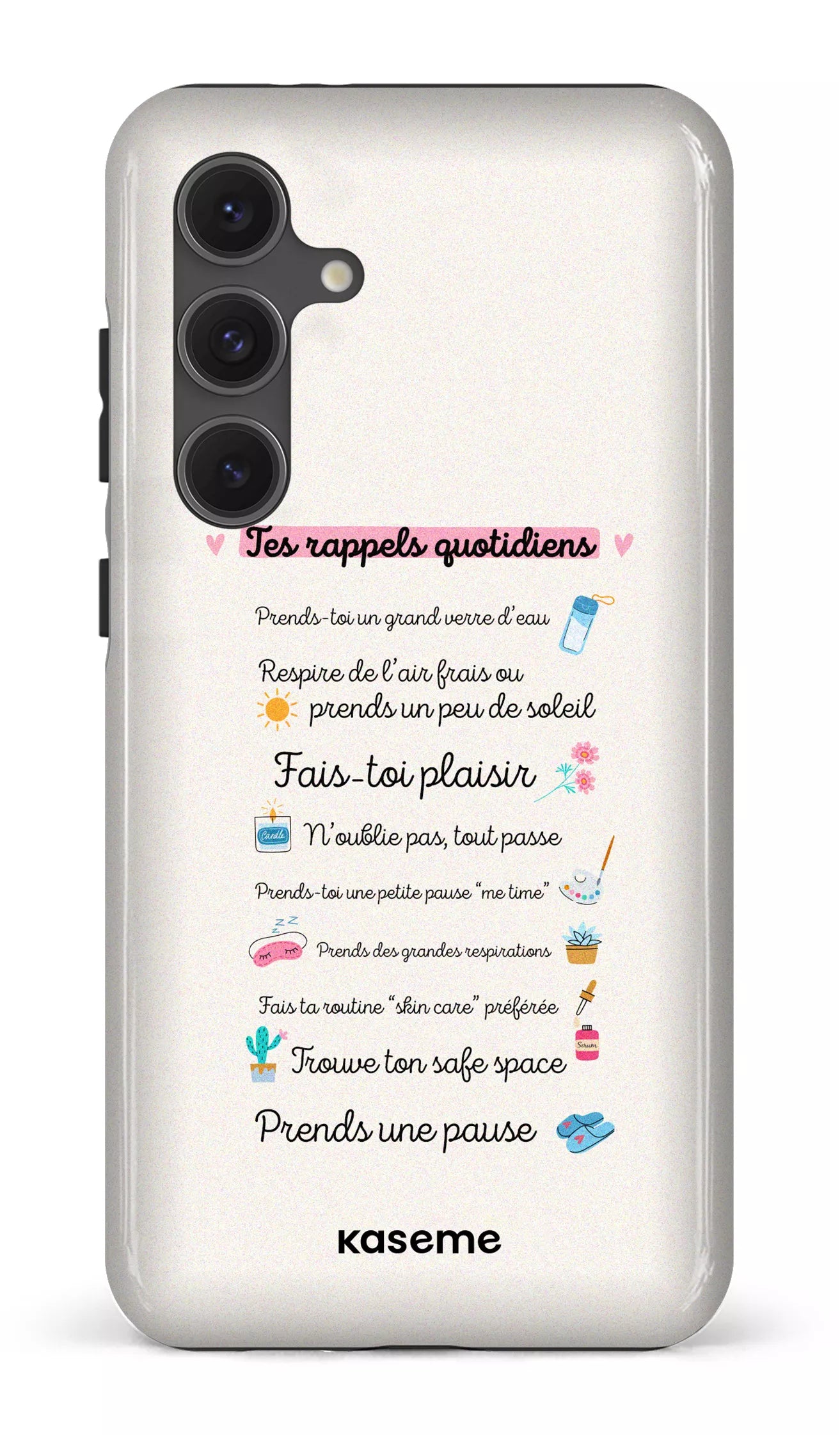Galaxy S24FE Tough Tes rappels quotidiens -