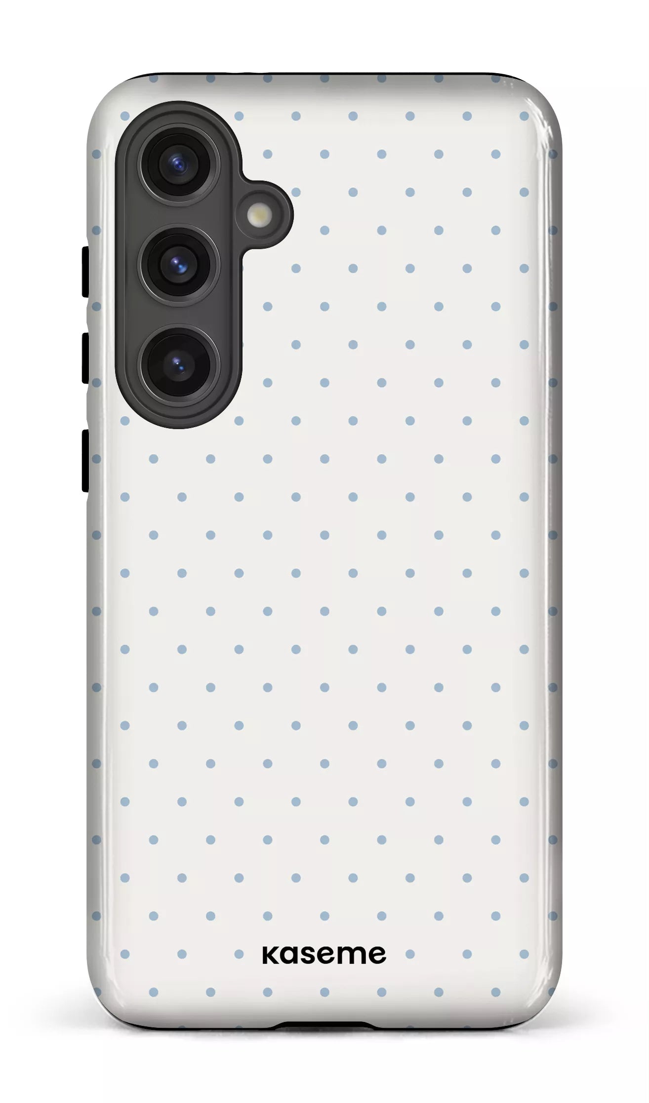 Galaxy S24 Plus Tough (Gloss) Ditsy White & Blue -