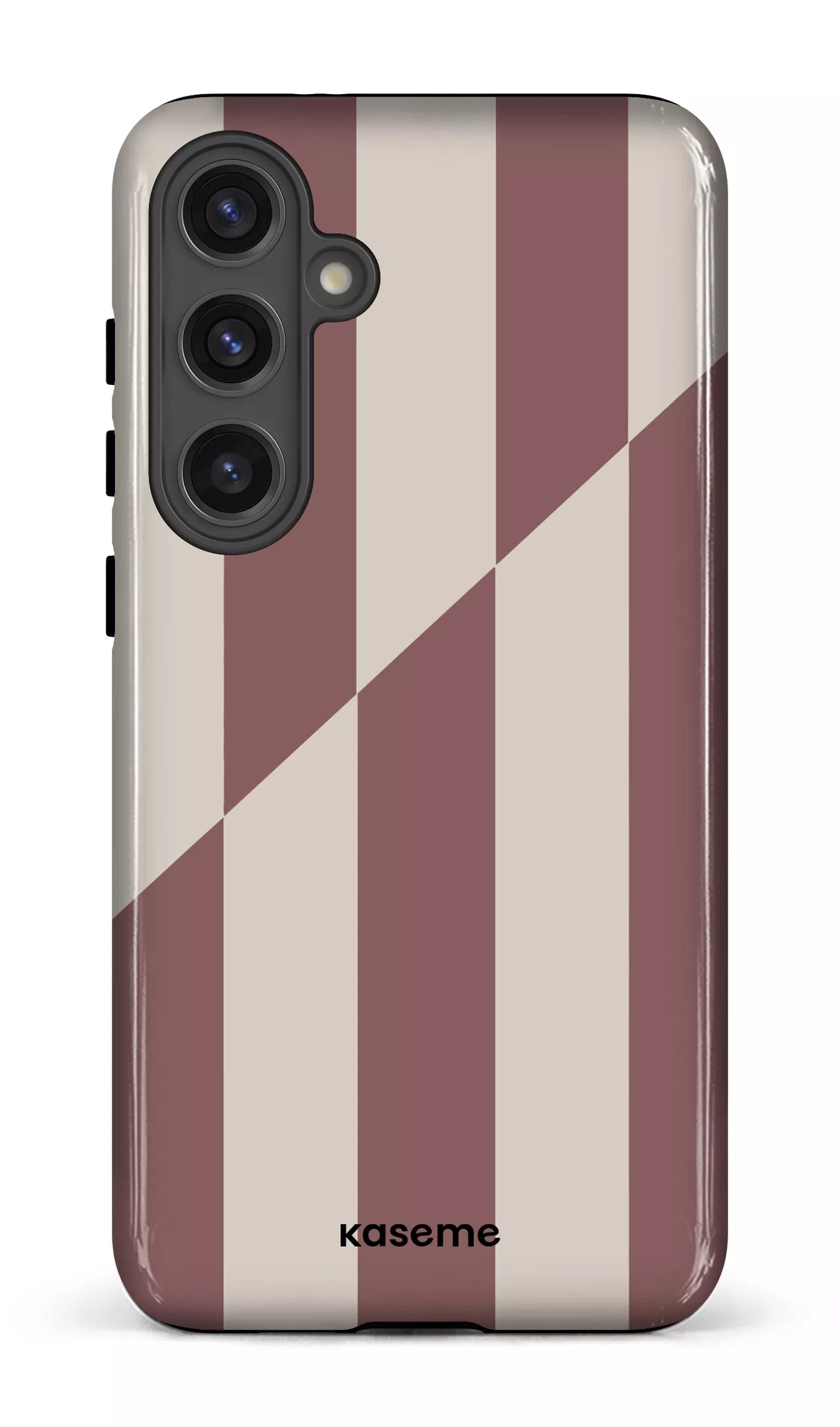 Galaxy S24 Plus Tough (Gloss) Divided Brown -