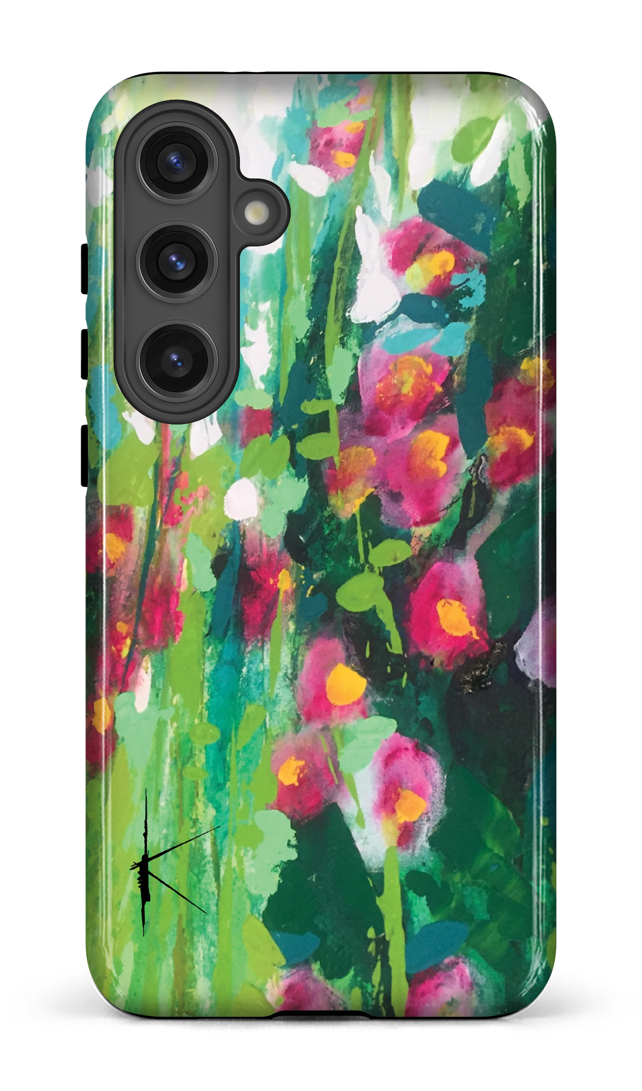 Galaxy S24 Plus Tough (Gloss) La Rose Trémière par Kristine Girard -