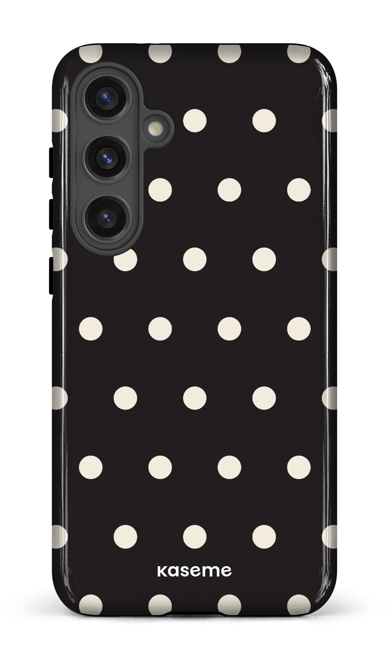 Galaxy S24 Plus Tough (Gloss) Polka Black -