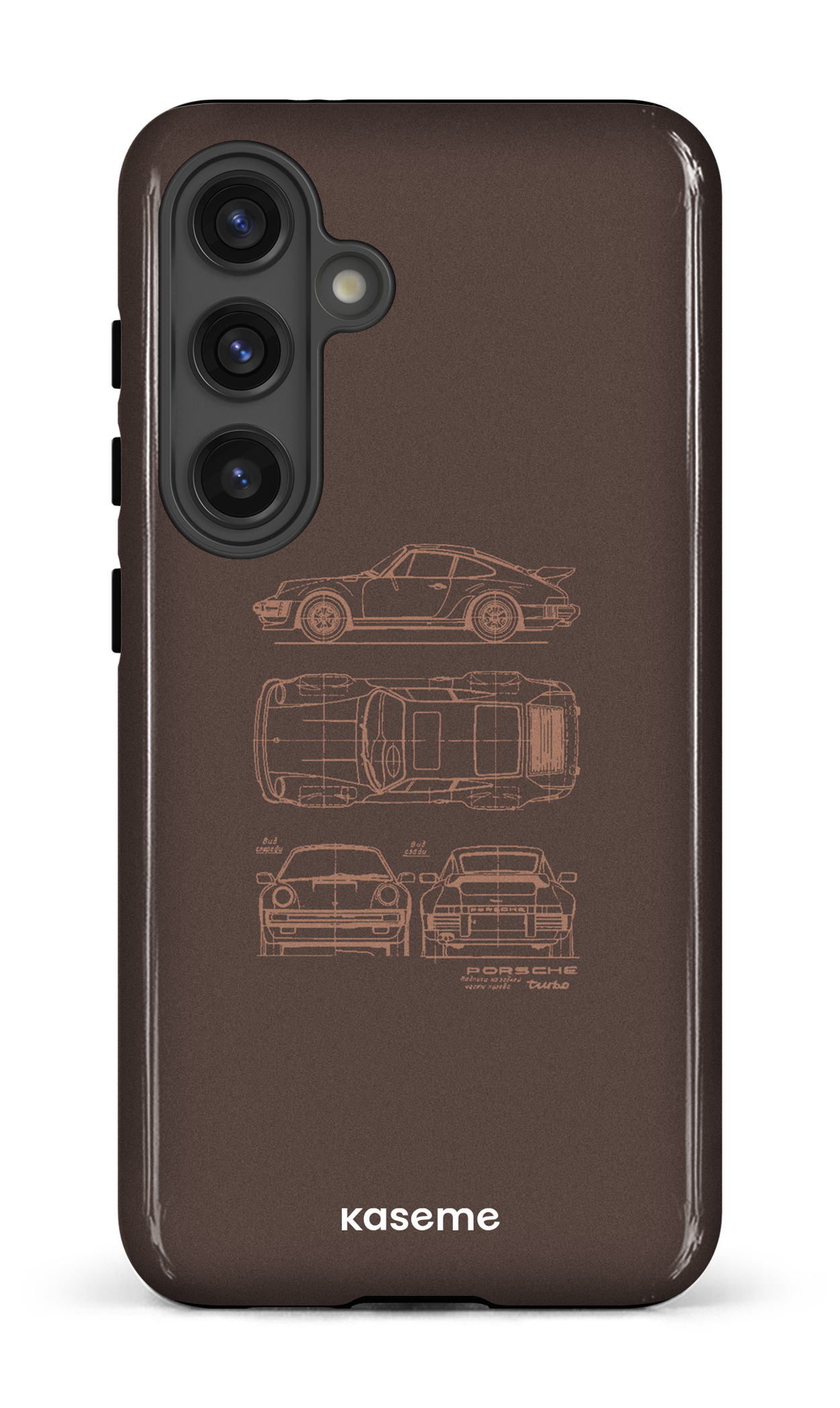 Galaxy S24 Tough (Gloss) Beat The Traffic Mocha -
