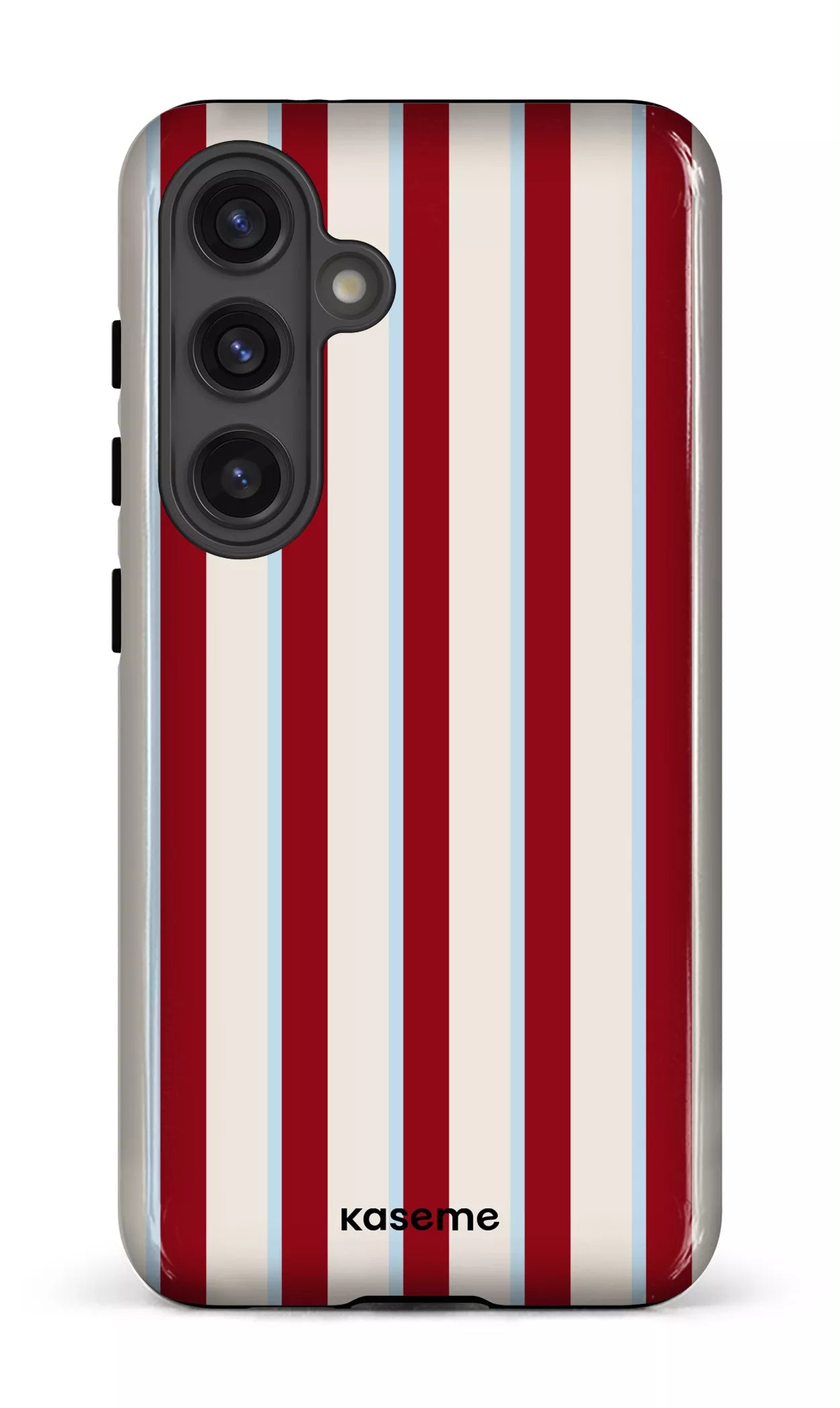 Galaxy S24 Tough (Gloss) Berry Lane Red & Blue -