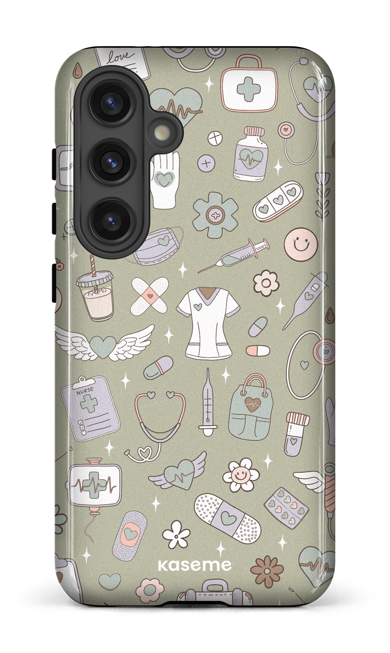 Galaxy S24 Tough (Gloss) Code Green -