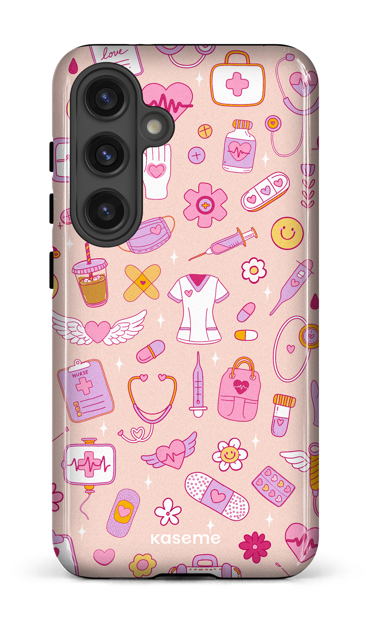 Galaxy S24 Tough (Gloss) Code Pink -