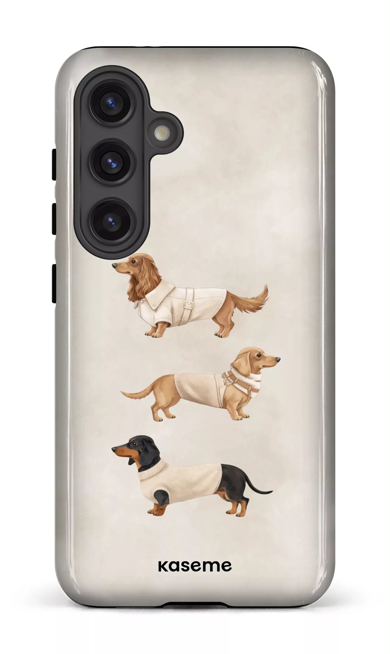 Galaxy S24 Tough (Gloss) Doxies Club Beige -
