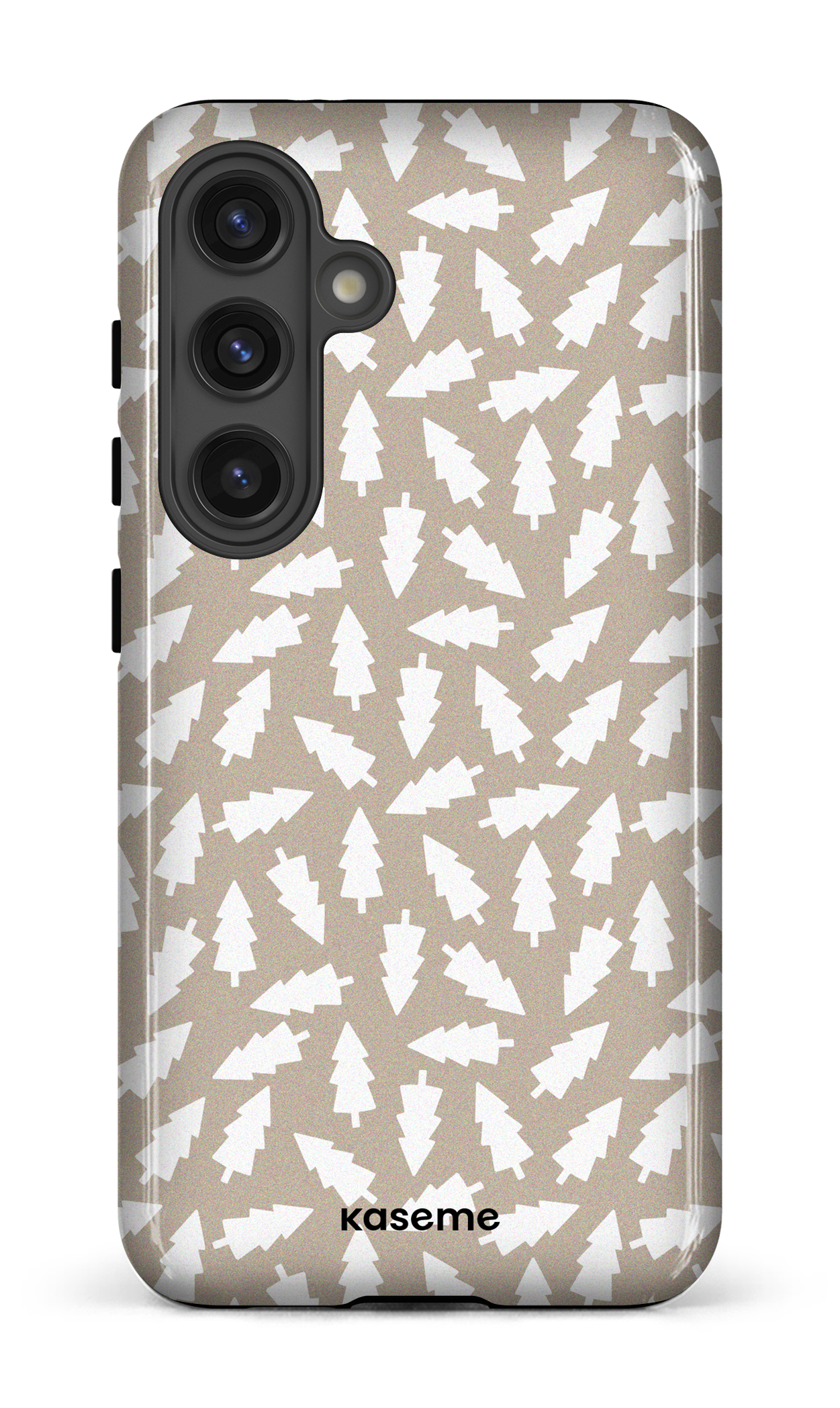 Galaxy S24 Tough (Gloss) Fir Trees beige -