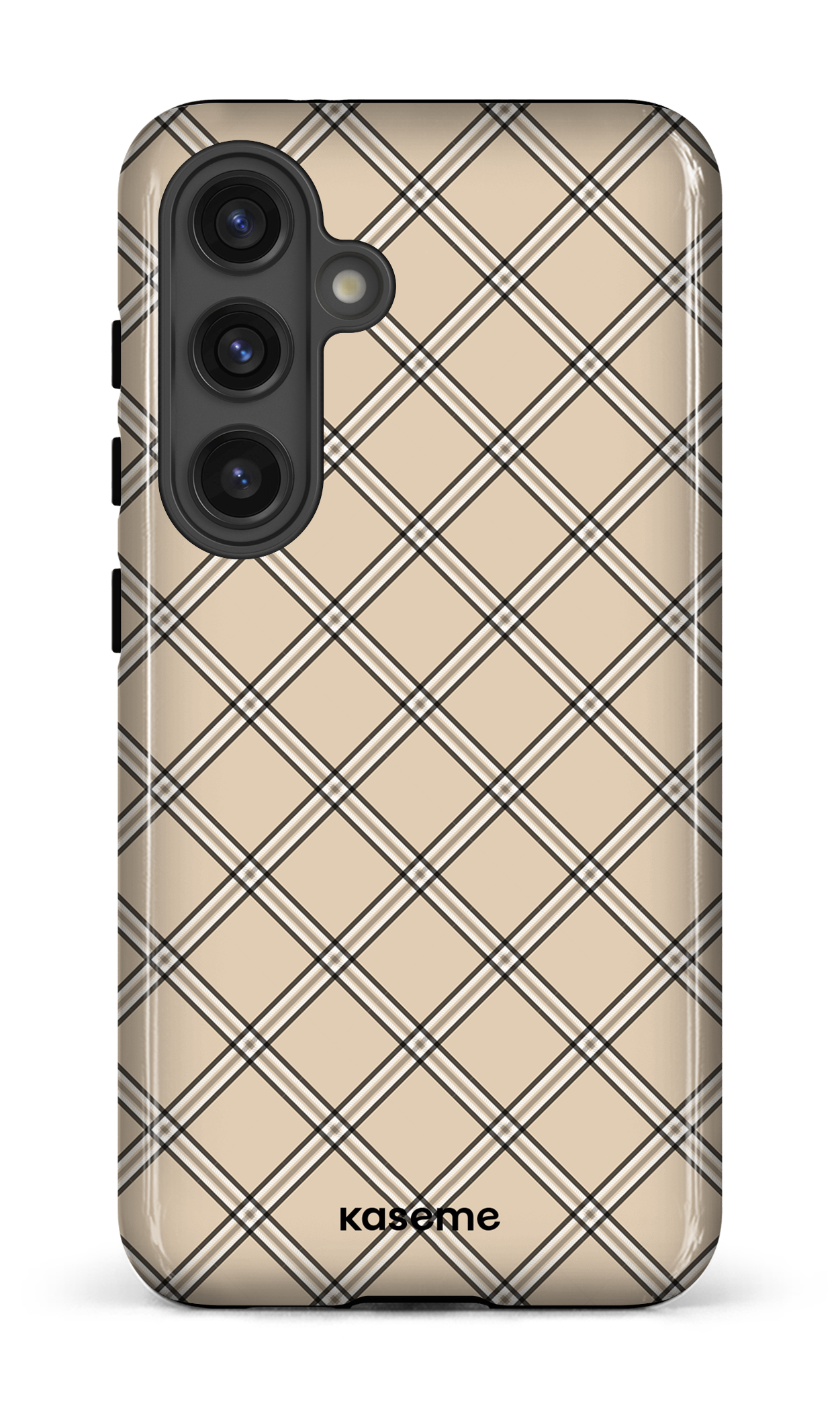 Galaxy S24 Tough (Gloss) Flannel Beige -