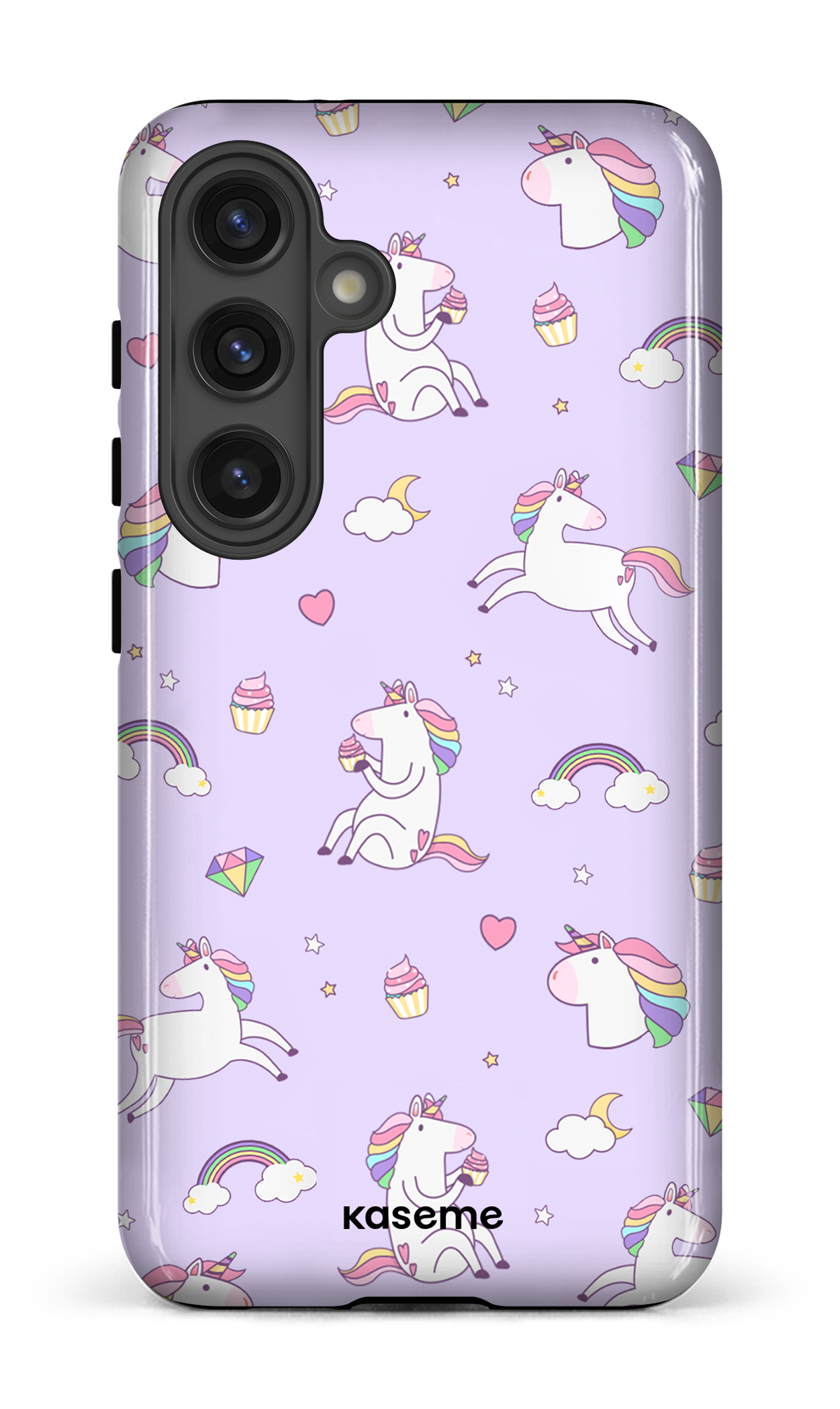 Galaxy S24 Tough (Gloss) Glitter purple -