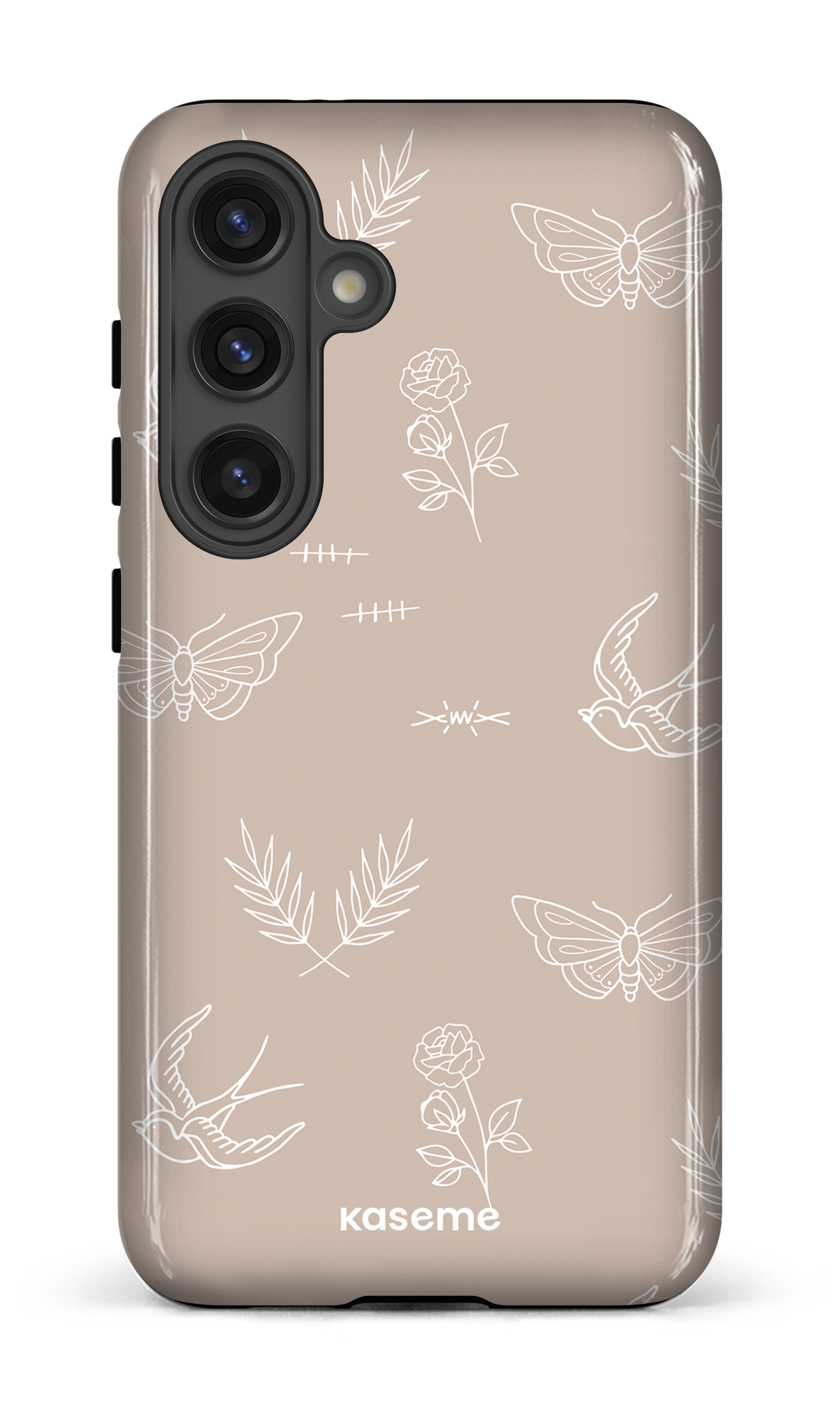 Galaxy S24 Tough (Gloss) Ink beige -