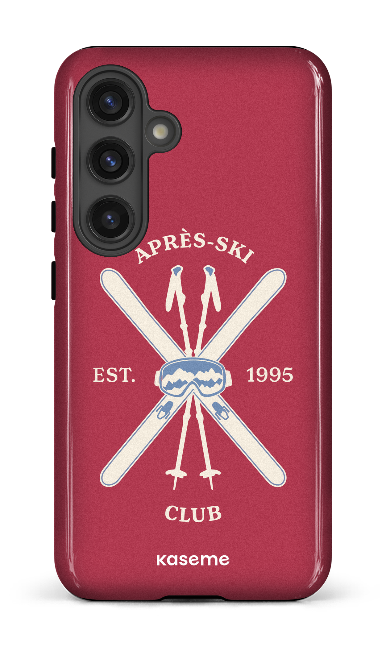 Galaxy S24 Tough (Gloss) Off-Track Red -