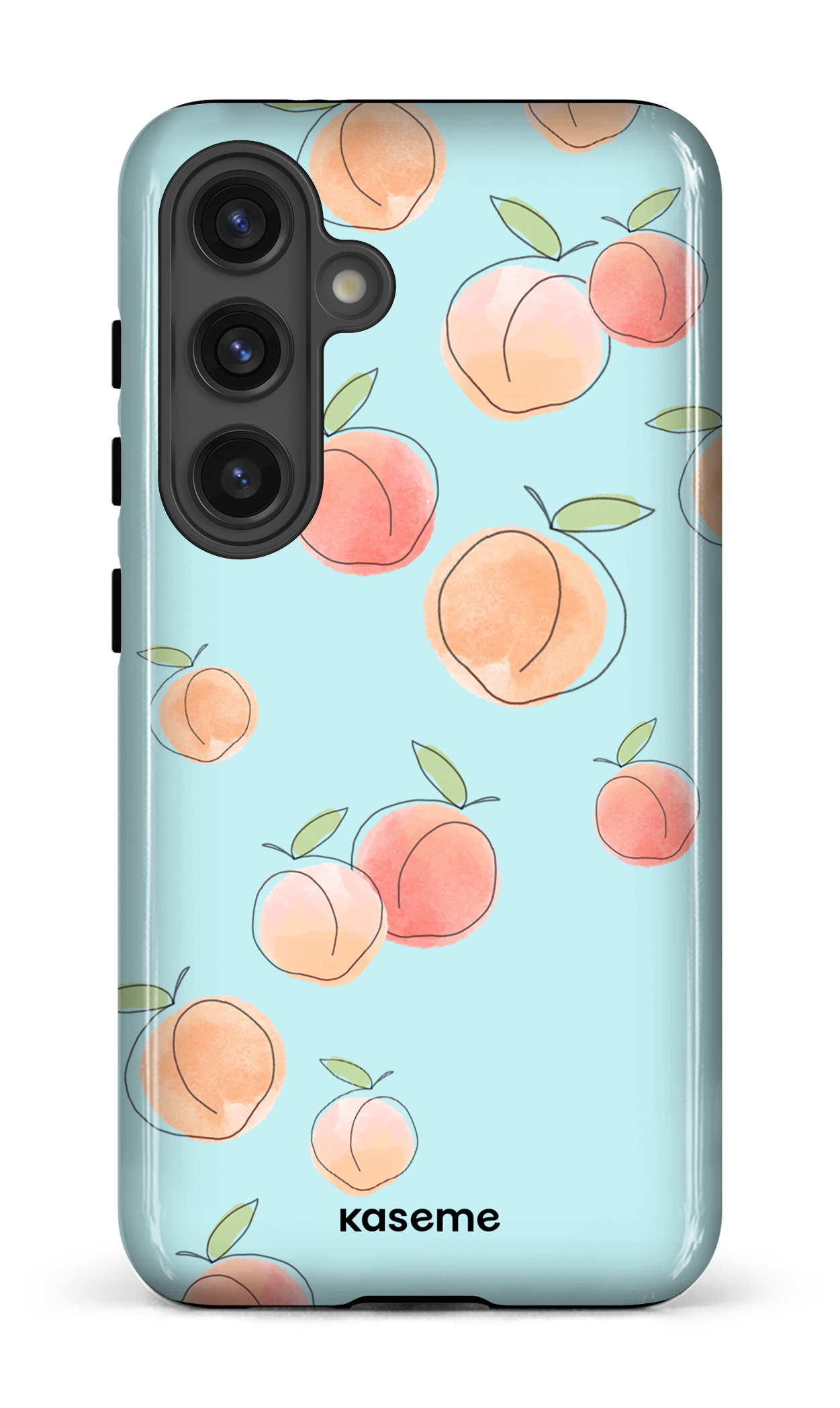 Galaxy S24 Tough (Gloss) Peachy Blue -