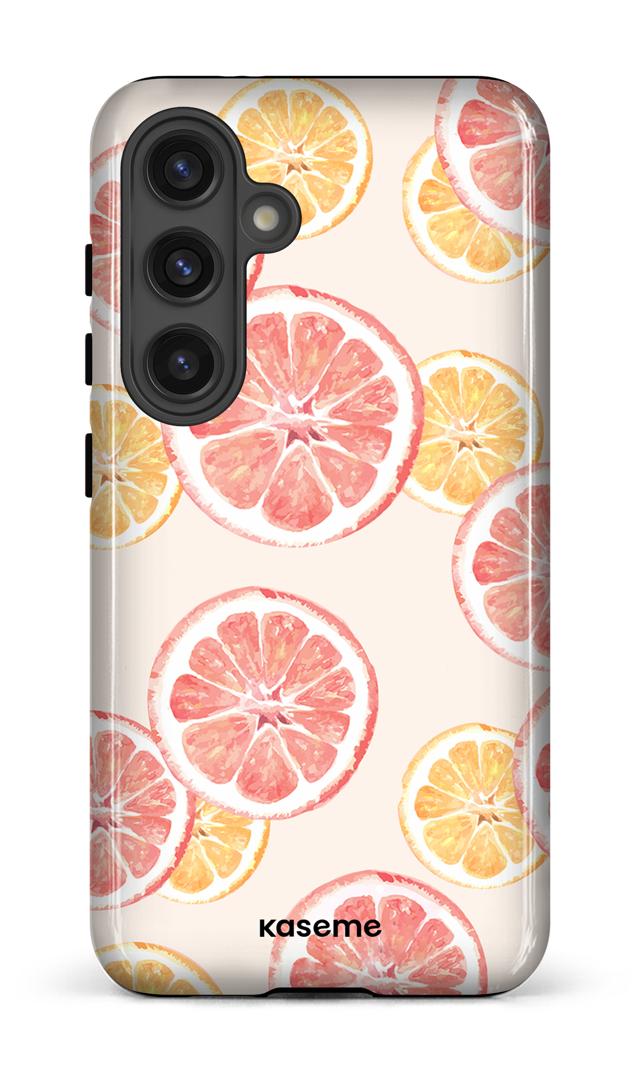Galaxy S24 Tough (Gloss) Pink lemonade beige -