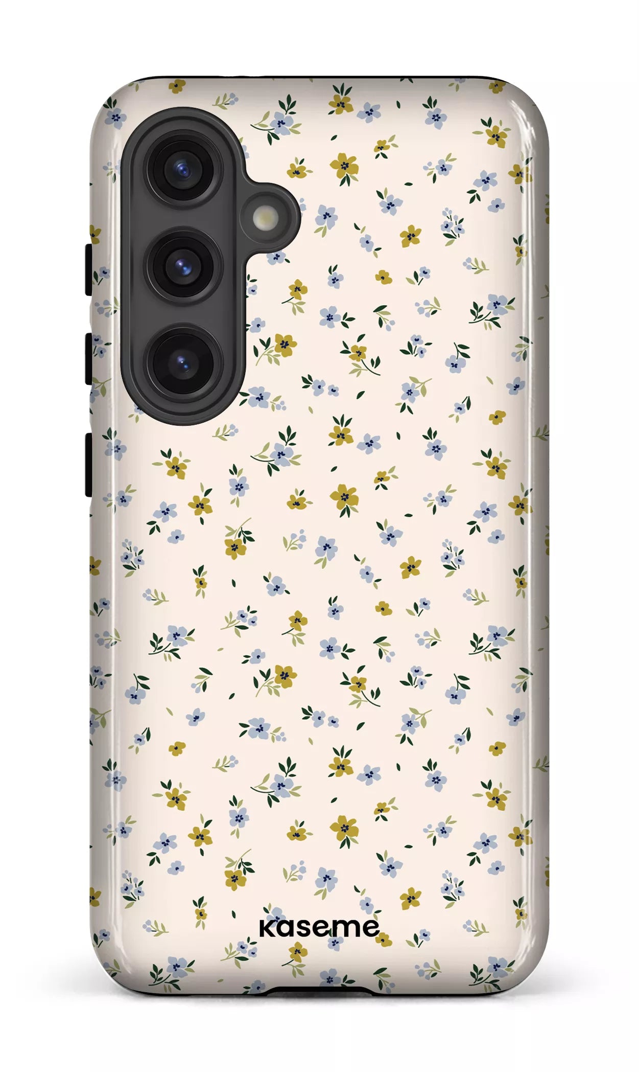 Galaxy S24 Tough (Gloss) Porcelain Blossom Blue -
