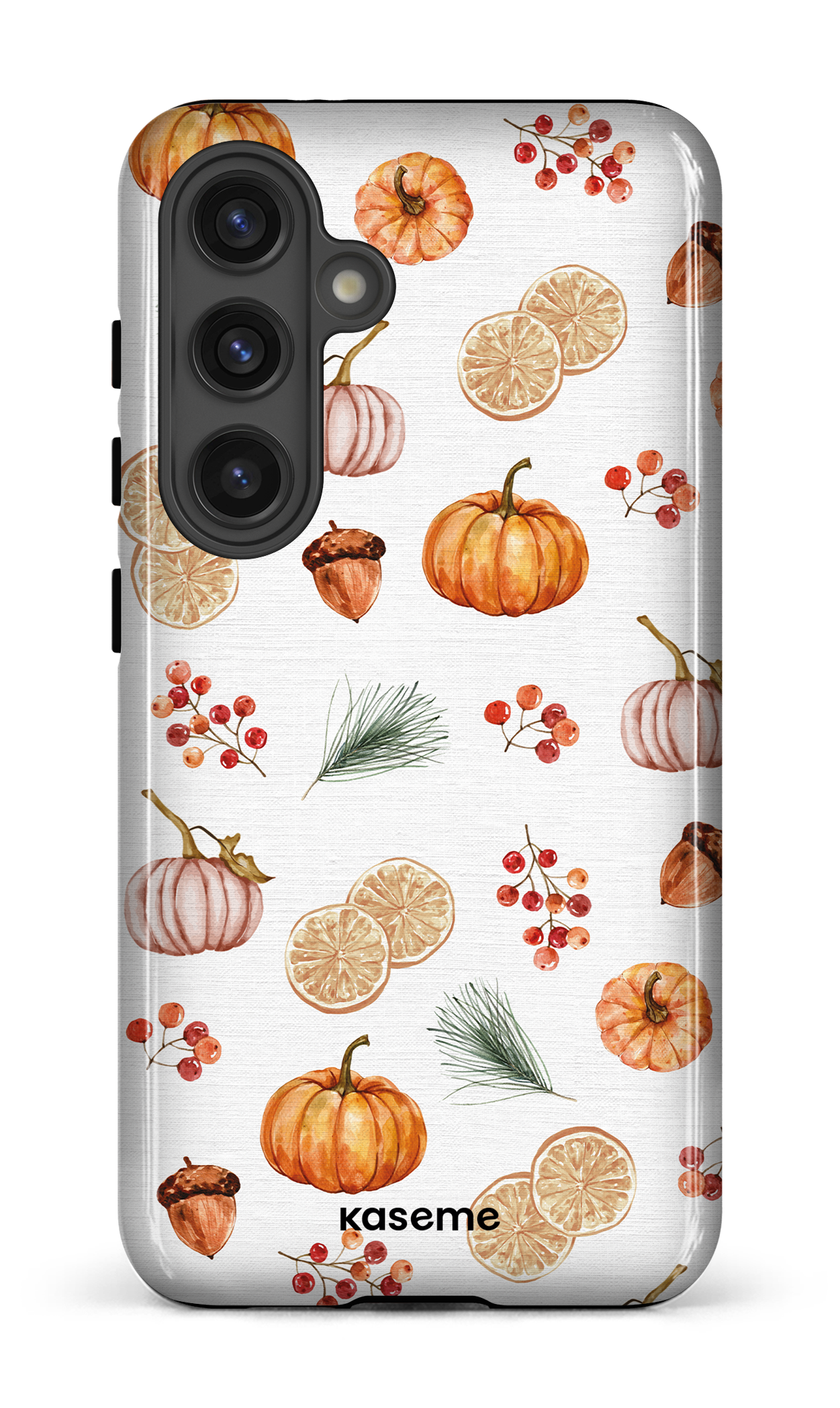Galaxy S24 Tough (Gloss) Pumpkin Garden -
