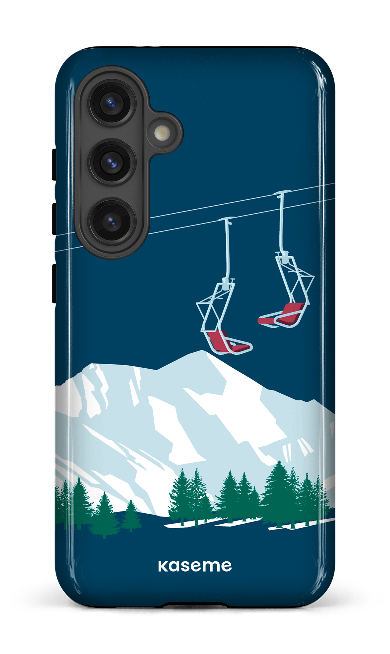 Galaxy S24 Tough (Gloss) Ski Lift Blue -