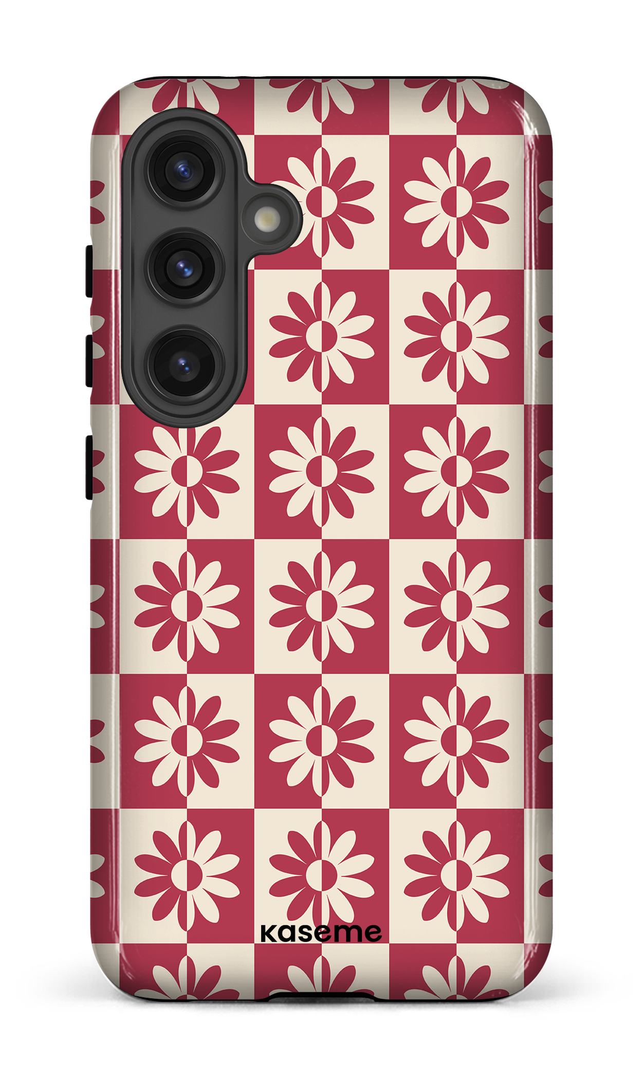 Galaxy S24 Tough (Gloss) Snowdrop Red -