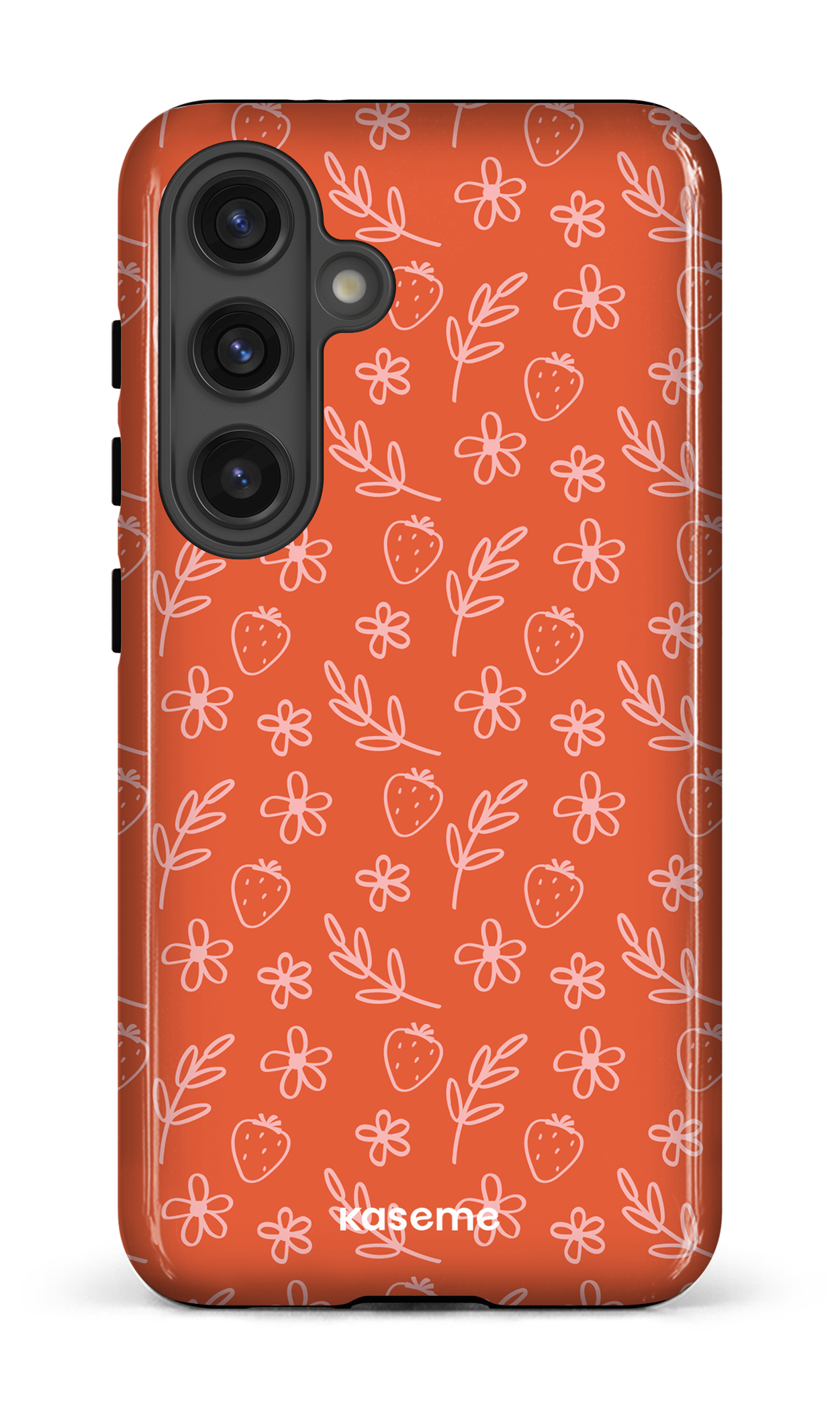 Galaxy S24 Tough (Gloss) Strawberry Summer -