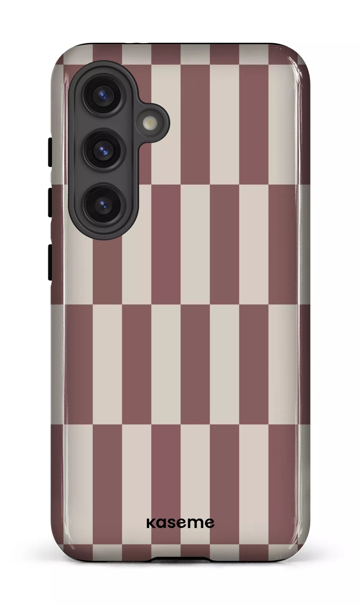 Galaxy S24 Tough (Gloss) Structured Brown -