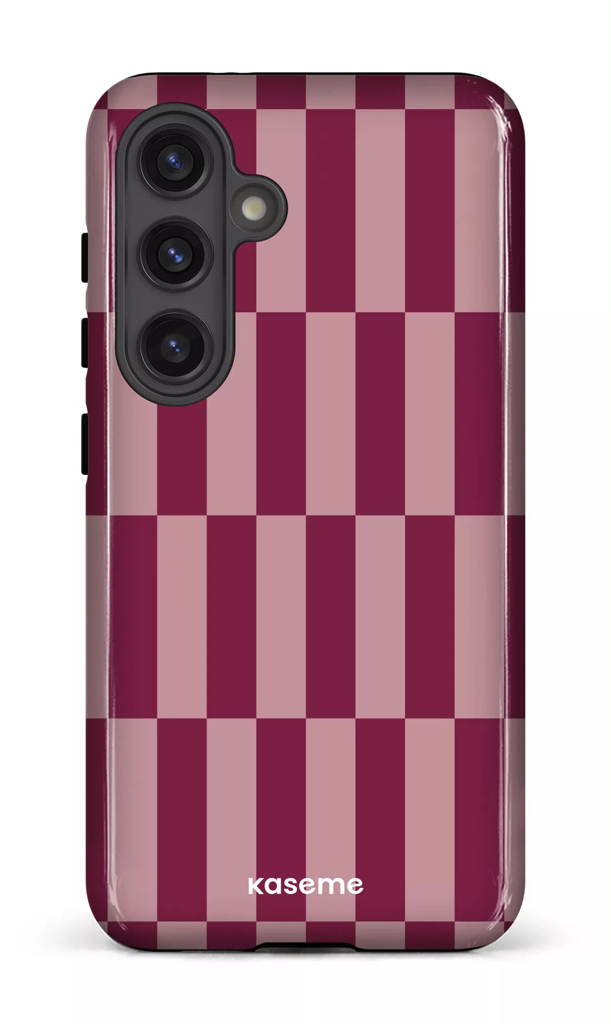 Galaxy S24 Tough (Gloss) Structured Burgundy -