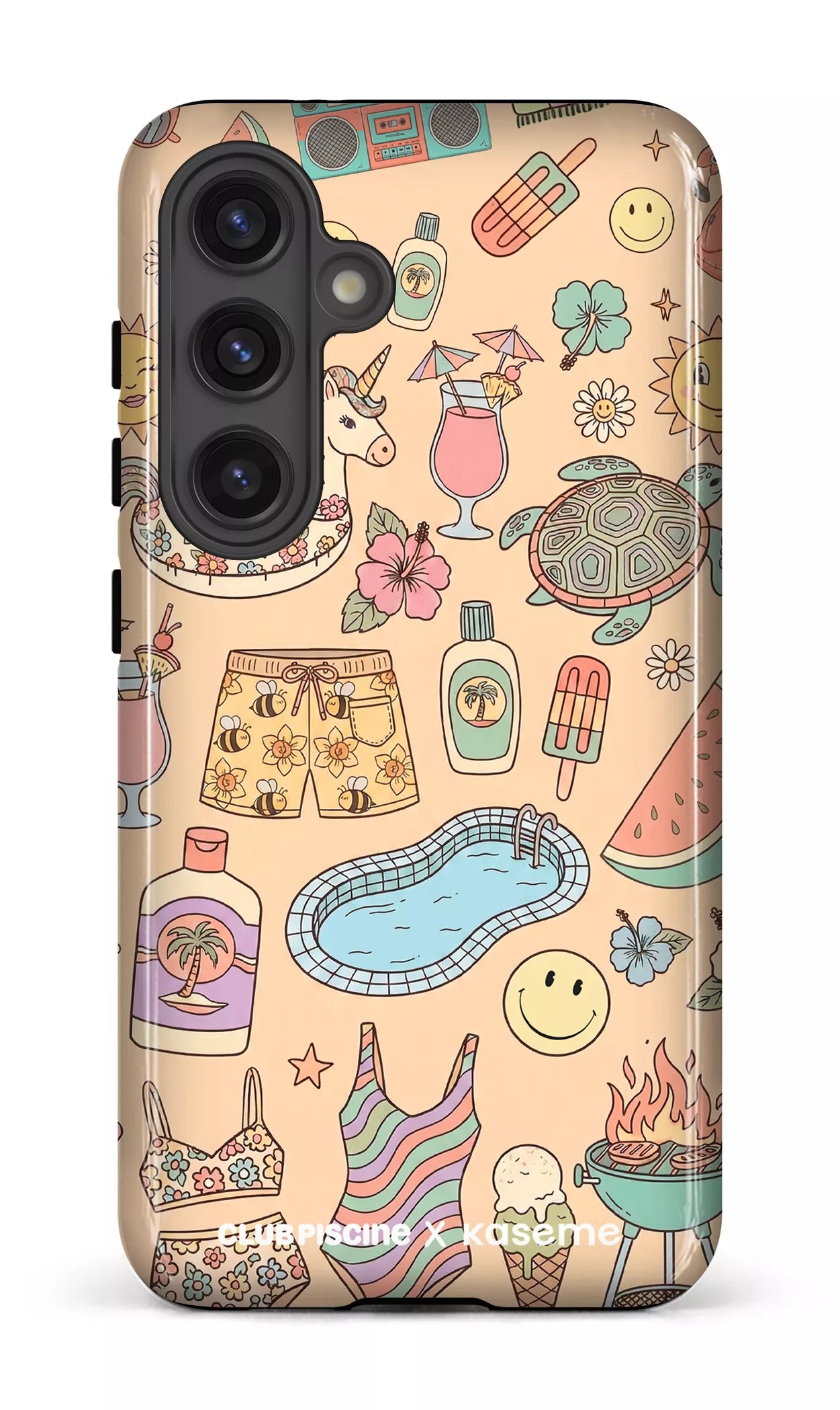 Galaxy S24 Tough (Gloss) Summer Icon by Club Piscine -