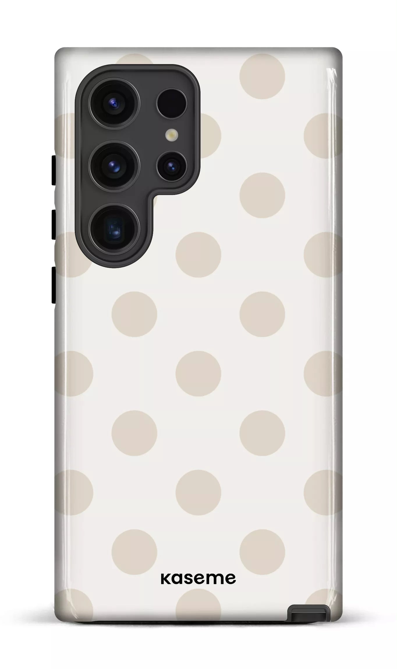Galaxy S24 Ultra Tough (Gloss) Couture Beige & White -