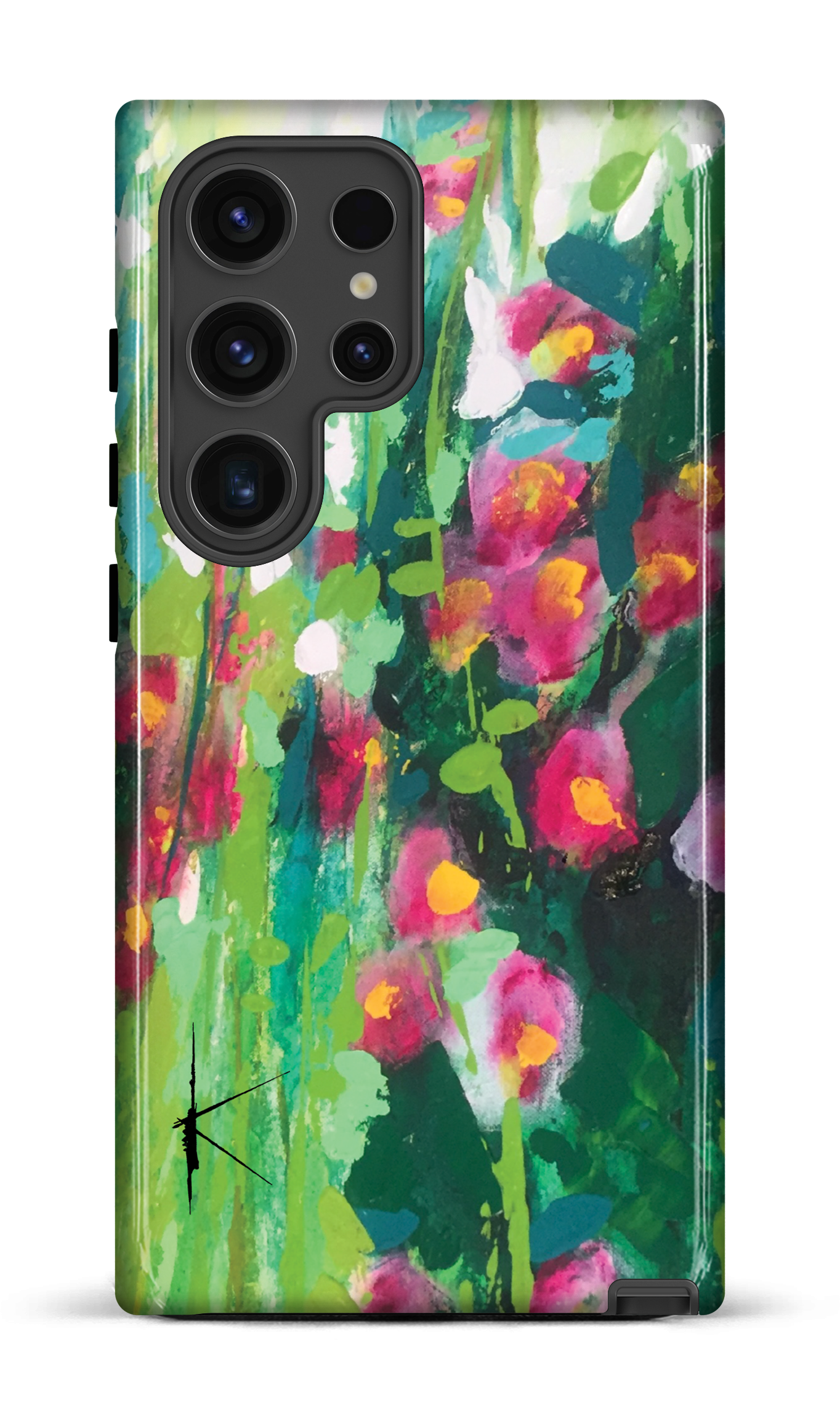 Galaxy S24 Ultra Tough (Gloss) La Rose Trémière par Kristine Girard -
