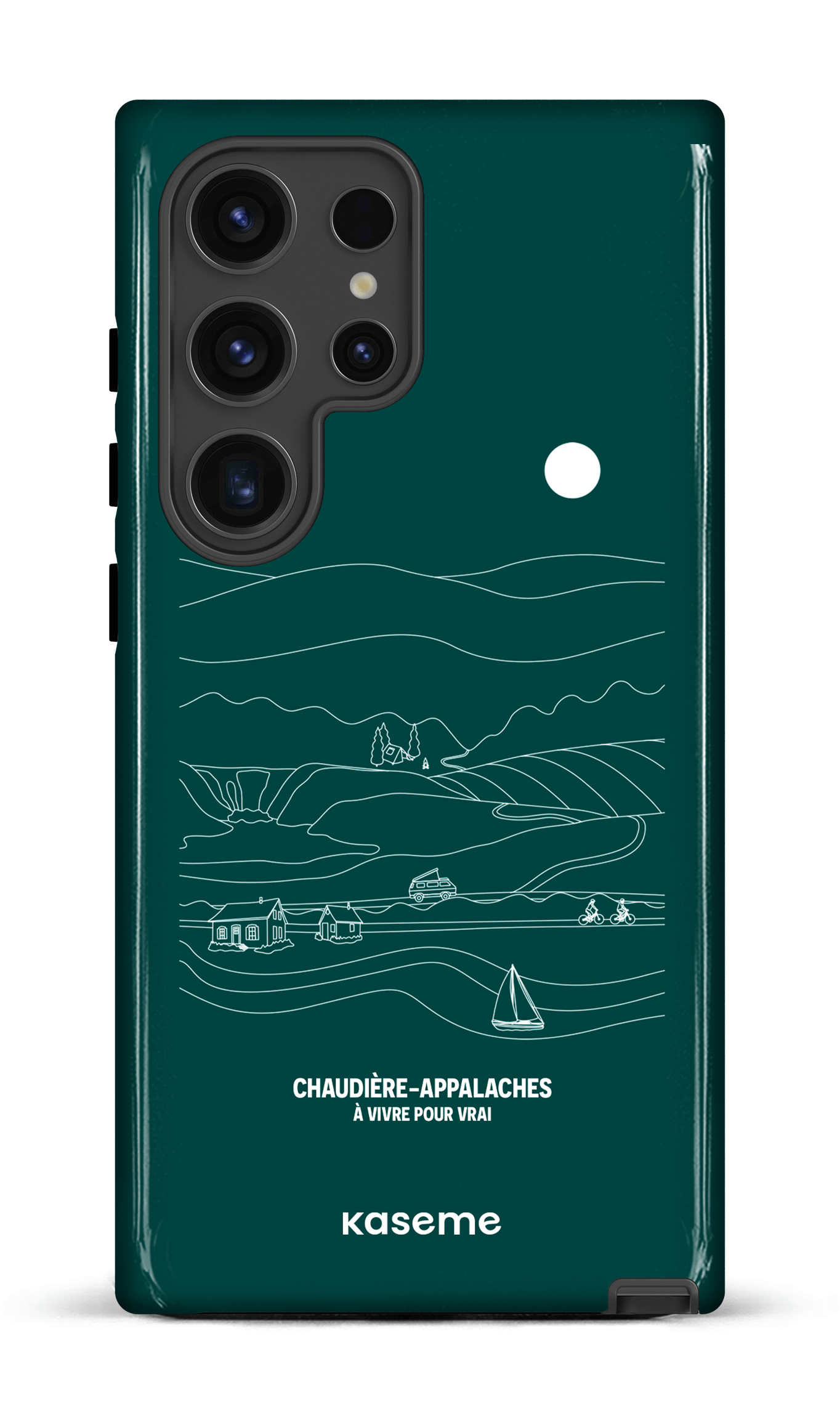 Galaxy S24 Ultra Tough (Gloss) Paysage Line Art par TCA -