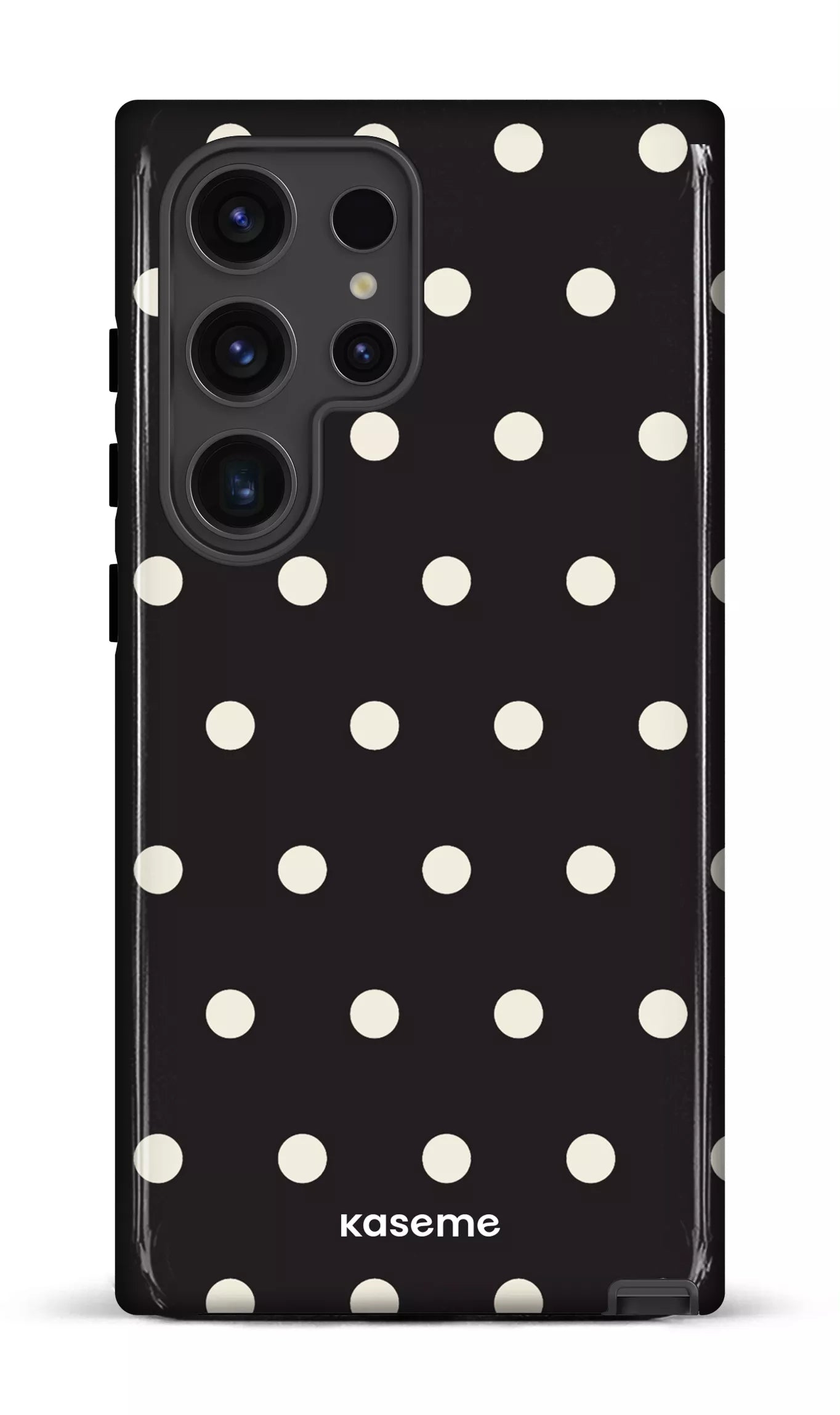 Galaxy S24 Ultra Tough (Gloss) Polka Black -
