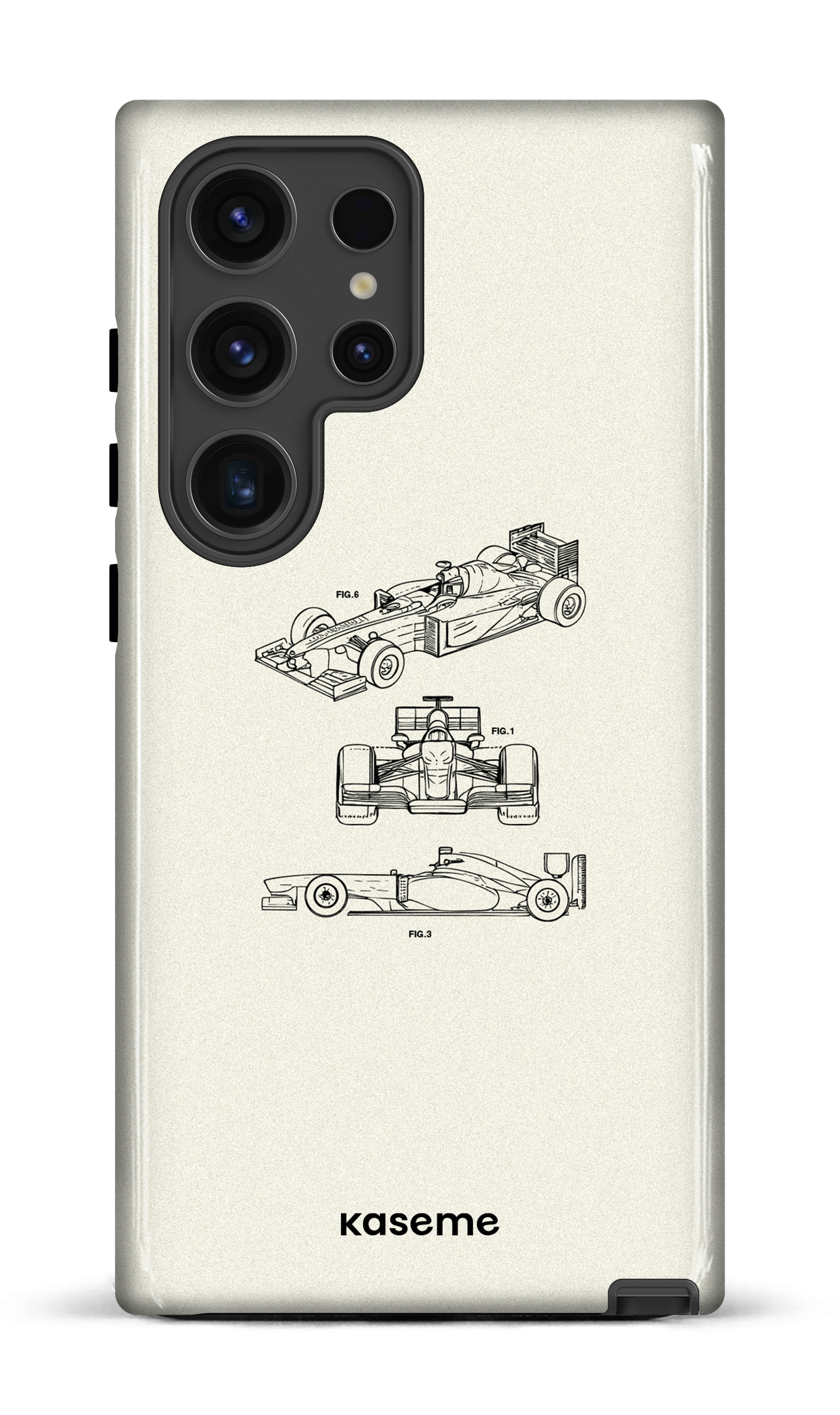 Galaxy S24 Ultra Tough (Gloss) Sport Car White -