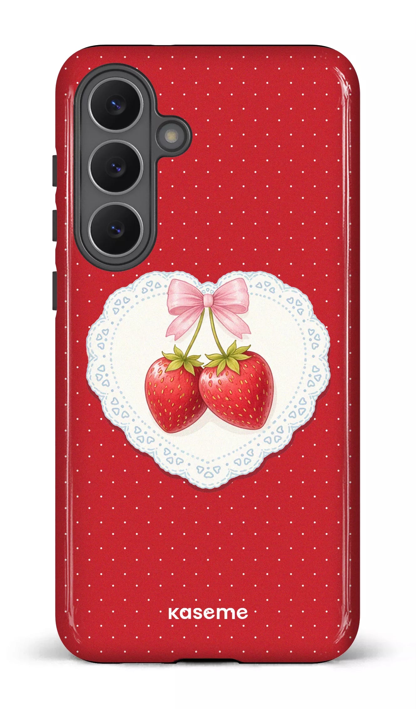 Galaxy S25 FE Tough Fresa Lace Red -