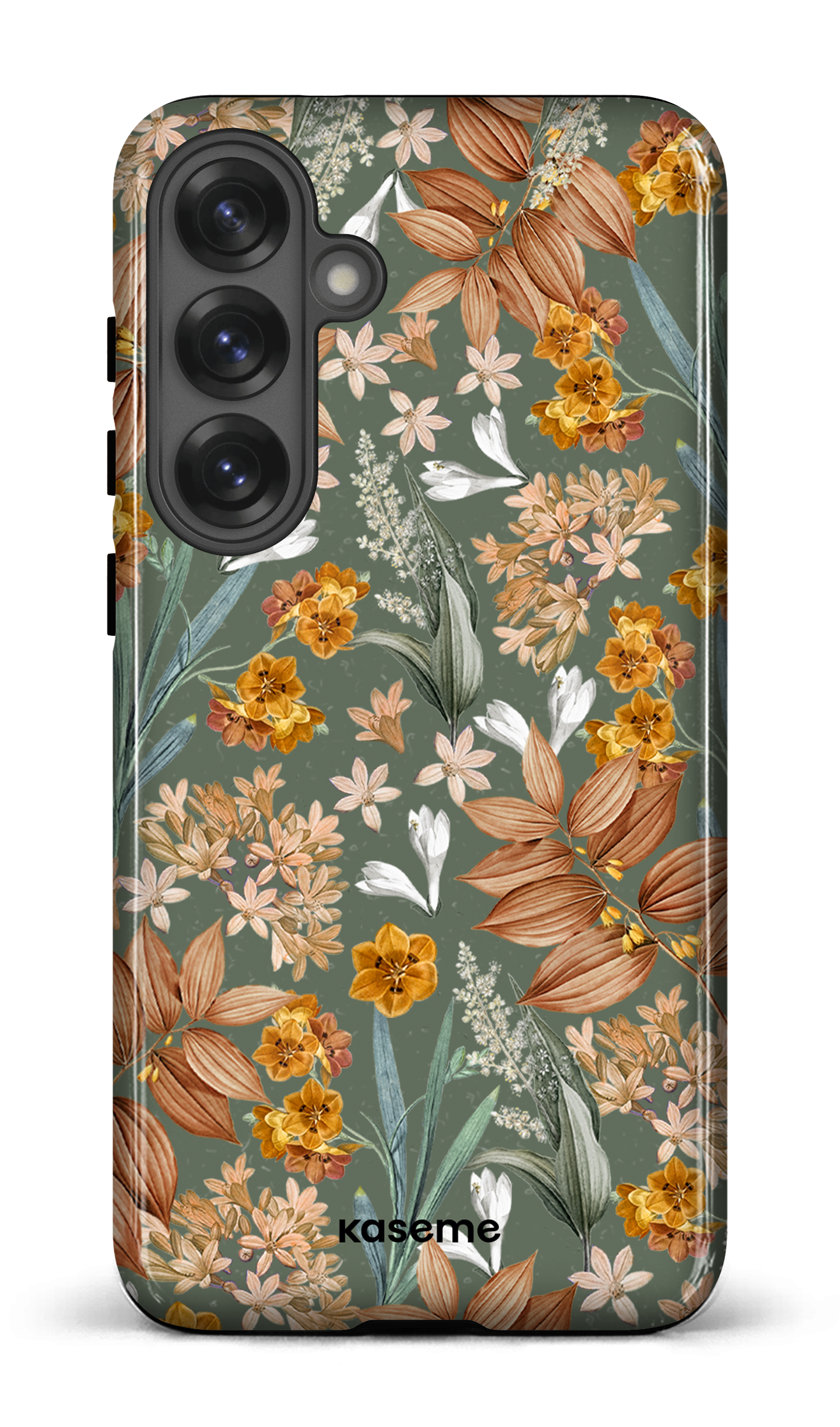 Galaxy S25 Plus Tough (Gloss) Autumn Leaves Green -