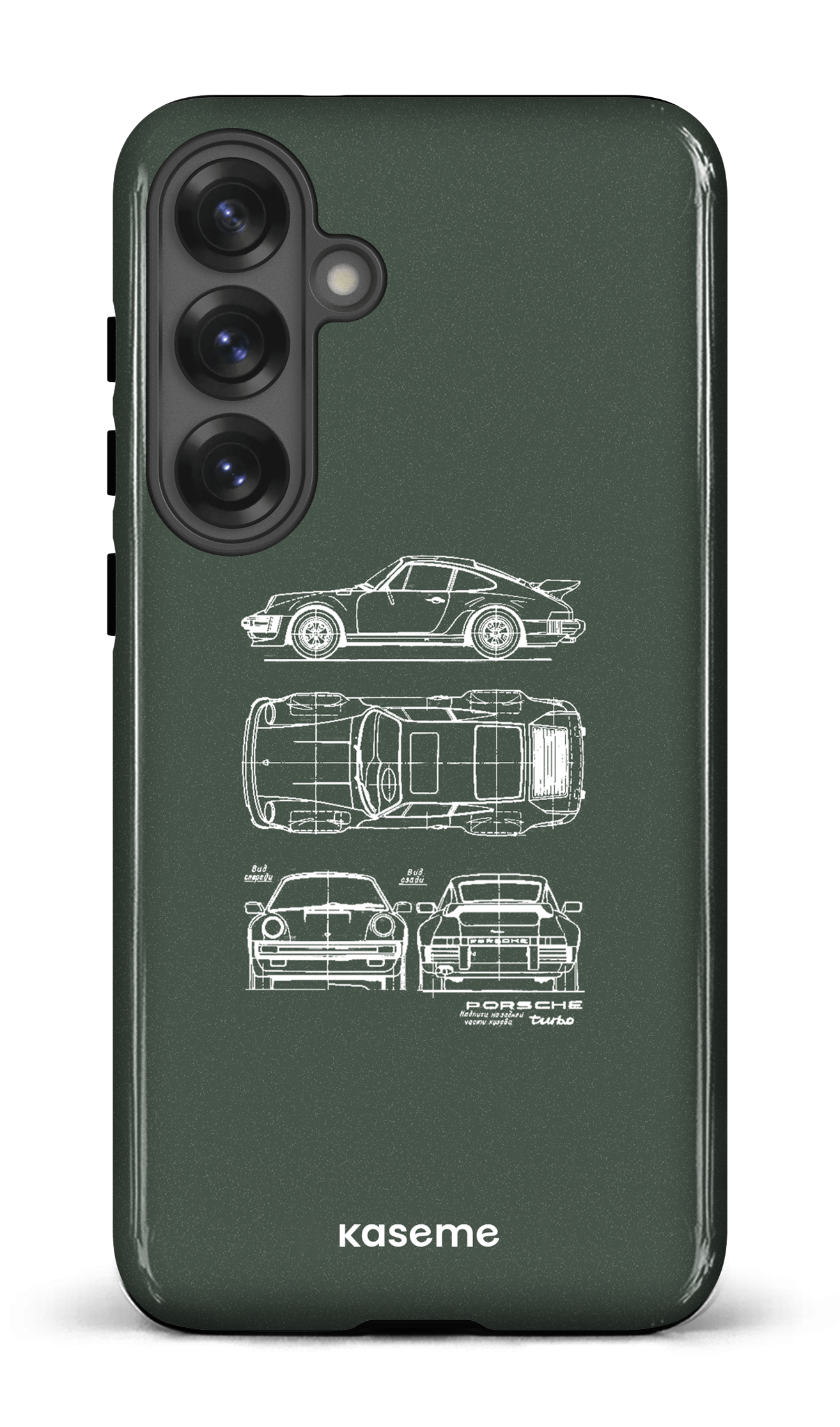 Galaxy S25 Plus Tough (Gloss) Beat The Traffic Green -