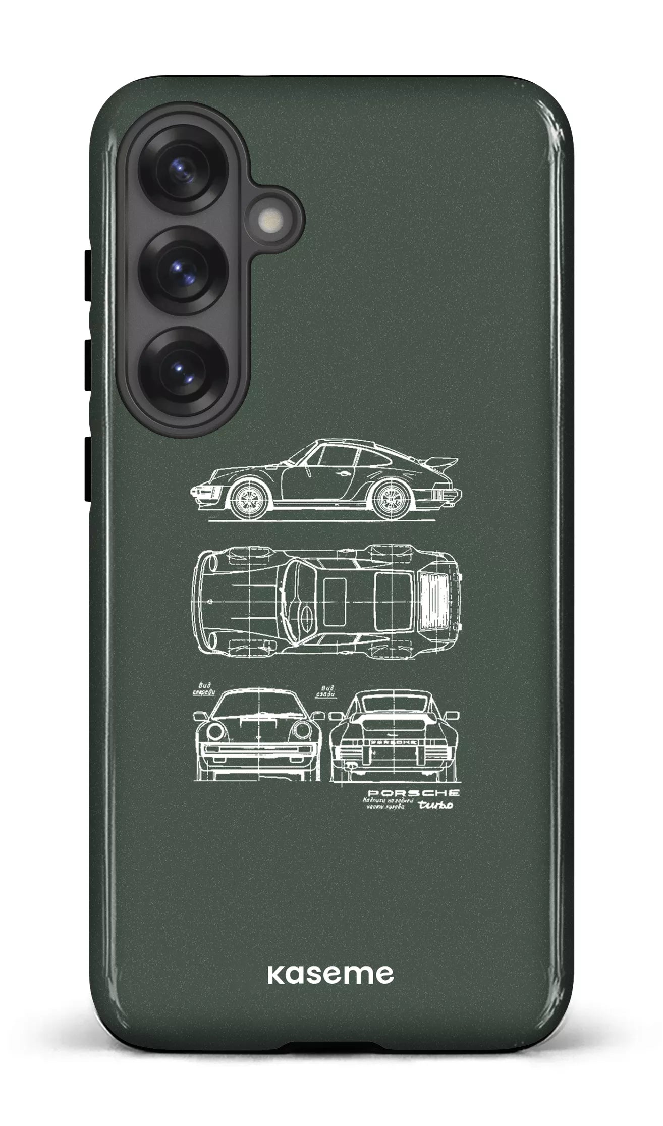 Galaxy S25 Plus Tough (Gloss) Beat The Traffic Green -