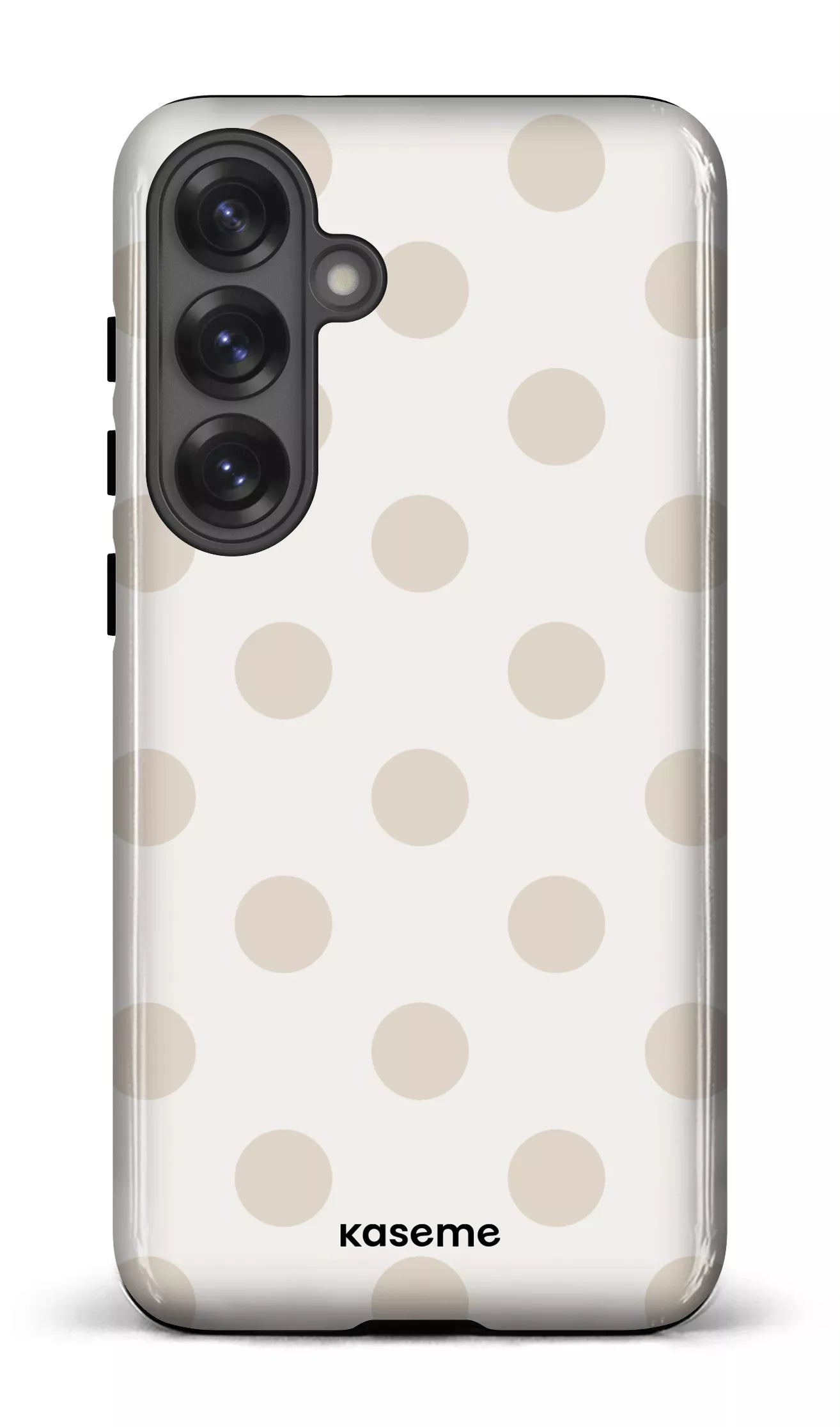 Galaxy S25 Plus Tough (Gloss) Couture Beige & White -