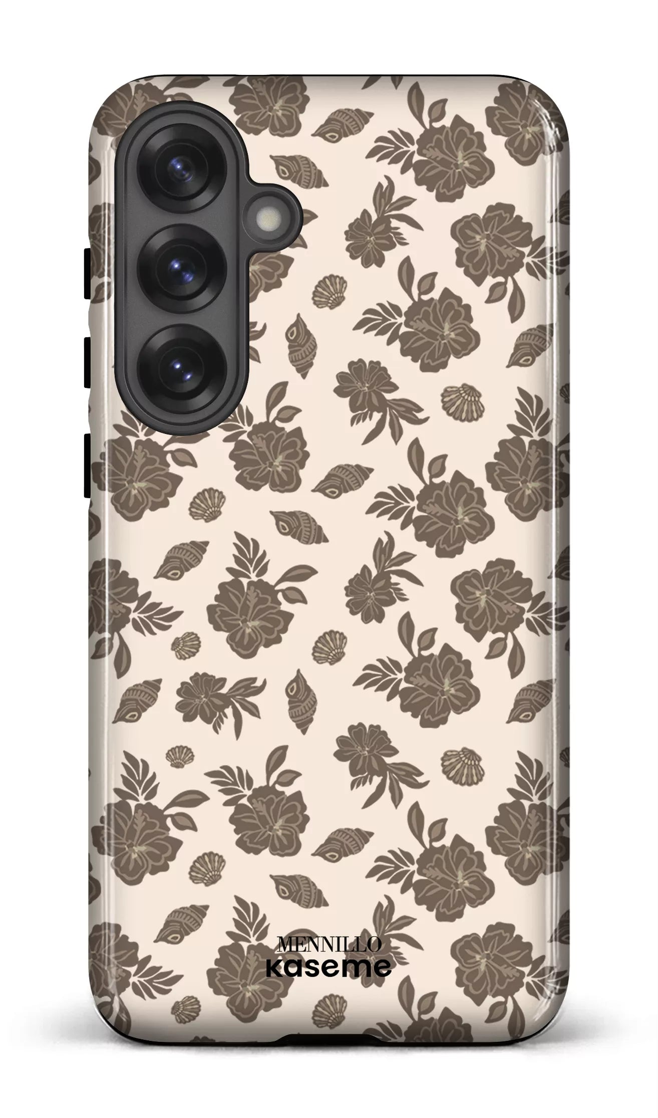 Galaxy S25 Plus Tough (Gloss) Floral Brown by Mennillo -