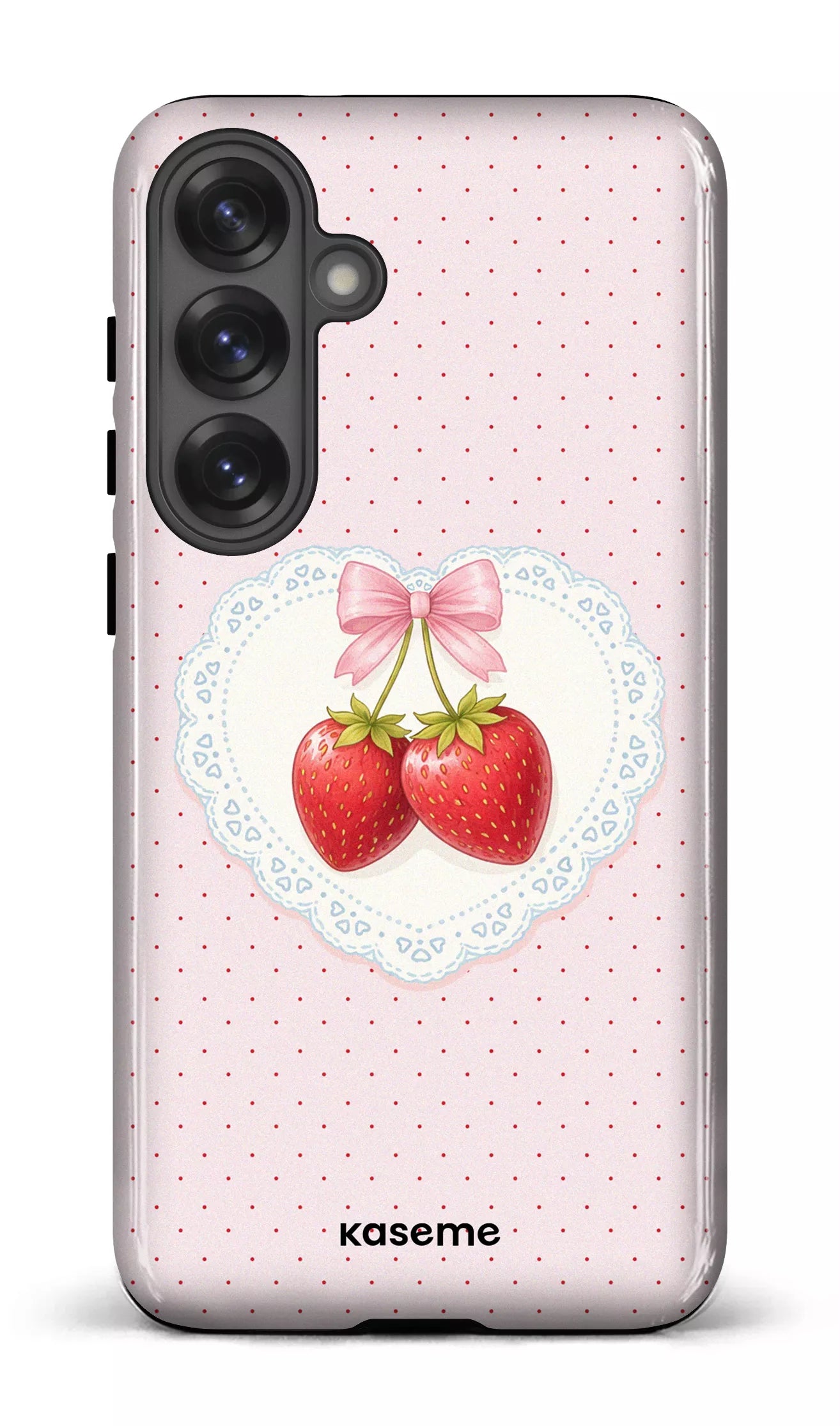 Galaxy S25 Plus Tough (Gloss) Fresa Lace Pink -
