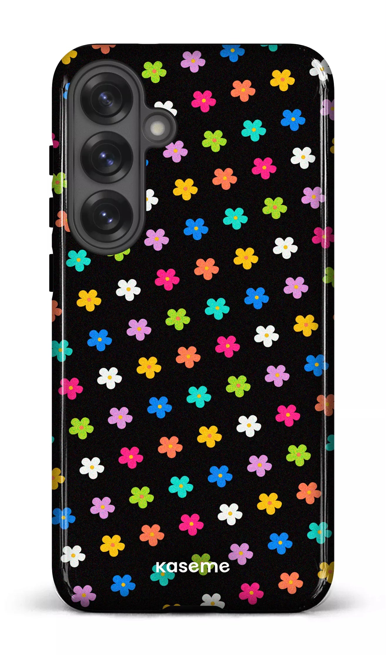 Galaxy S25 Plus Tough (Gloss) Joyful Flowers Black -