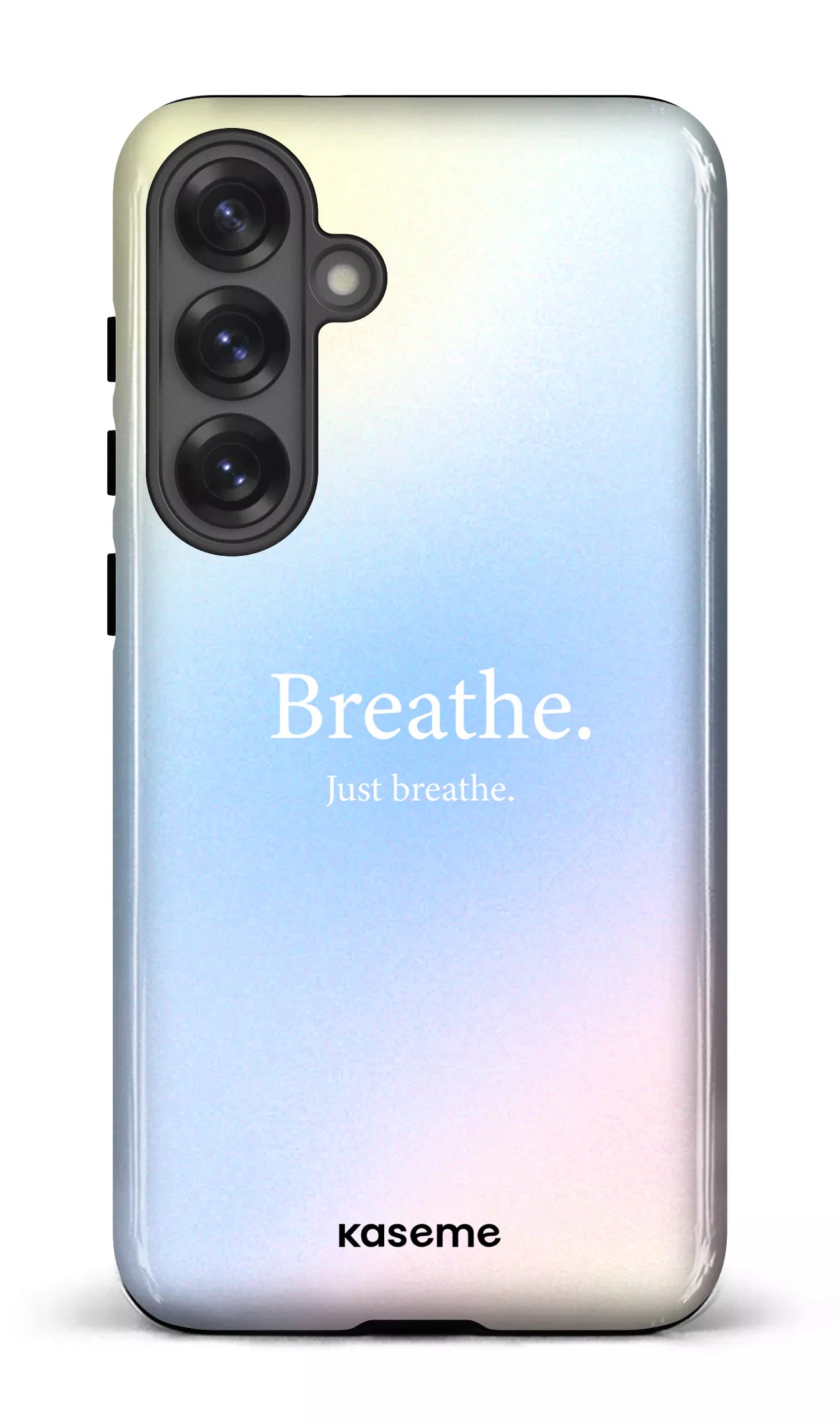 Galaxy S25 Plus Tough (Gloss) Just breathe blue -