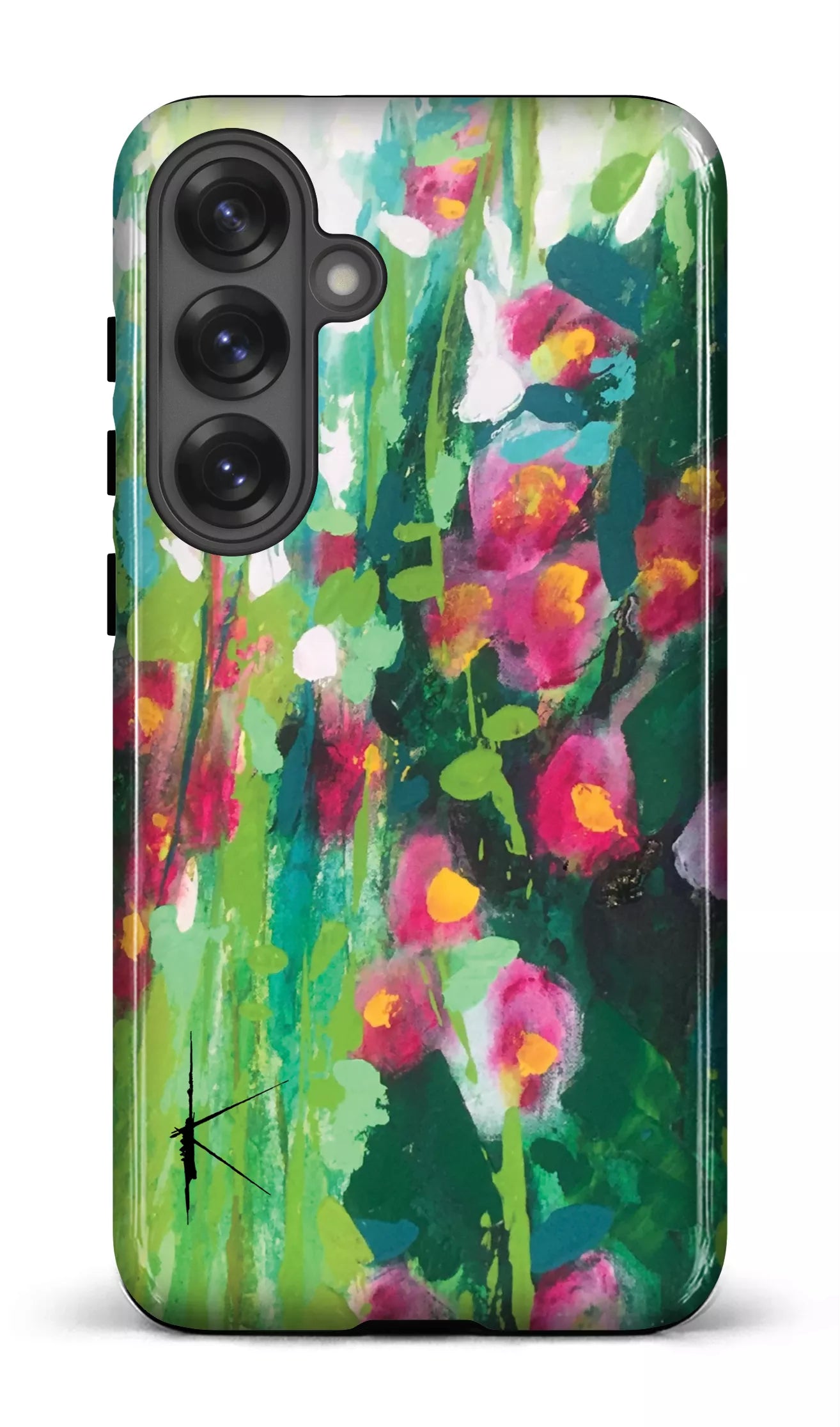 Galaxy S25 Plus Tough (Gloss) La Rose Trémière par Kristine Girard -