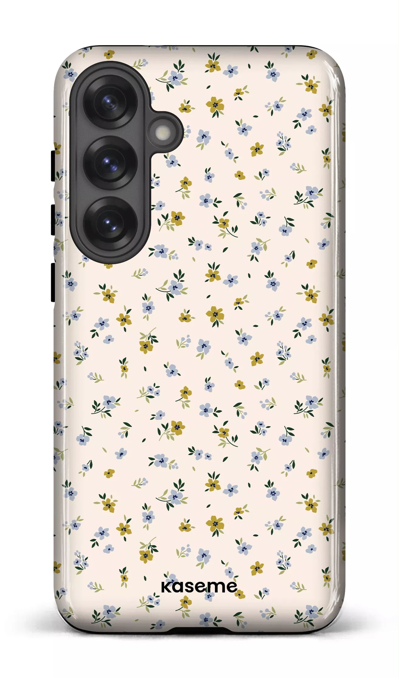 Galaxy S25 Plus Tough (Gloss) Porcelain Blossom Blue -