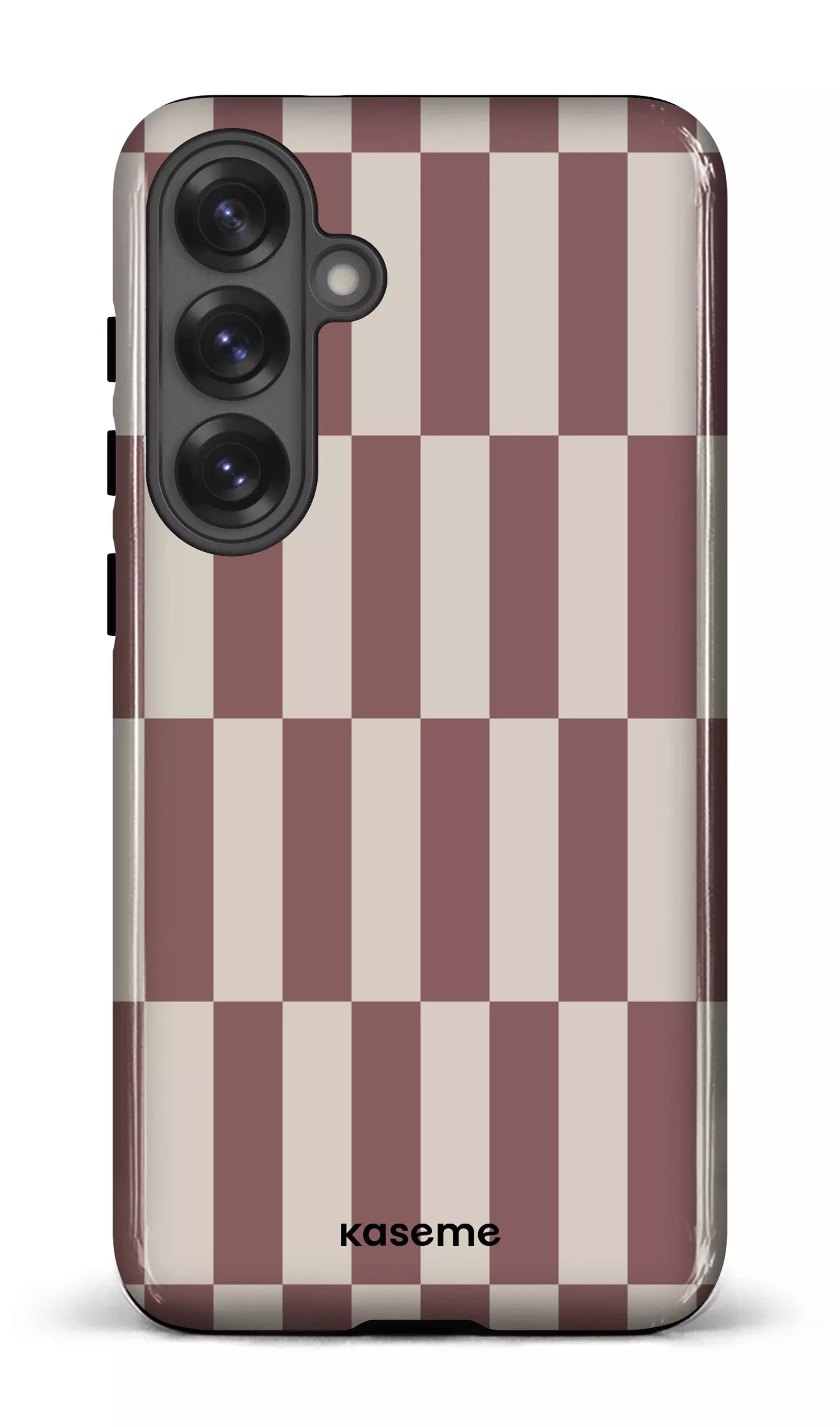 Galaxy S25 Plus Tough (Gloss) Structured Brown -