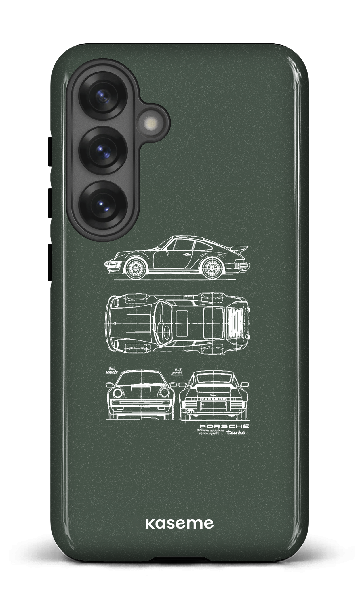 Galaxy S25 Tough (Gloss) Beat The Traffic Green -