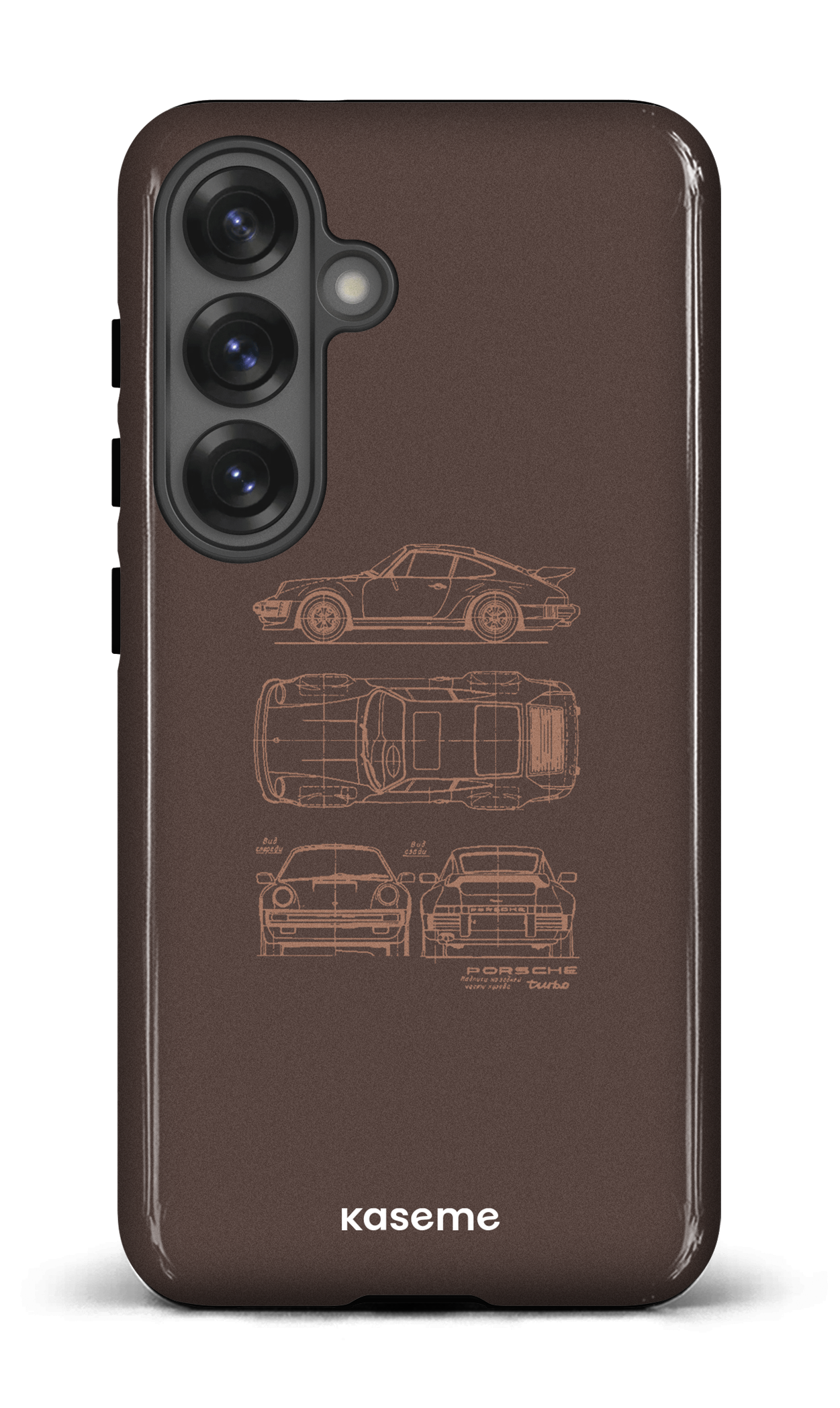 Galaxy S25 Tough (Gloss) Beat The Traffic Mocha -