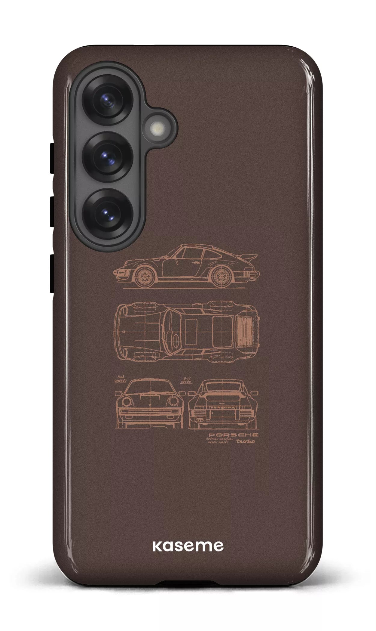 Galaxy S25 Tough (Gloss) Beat The Traffic Mocha -