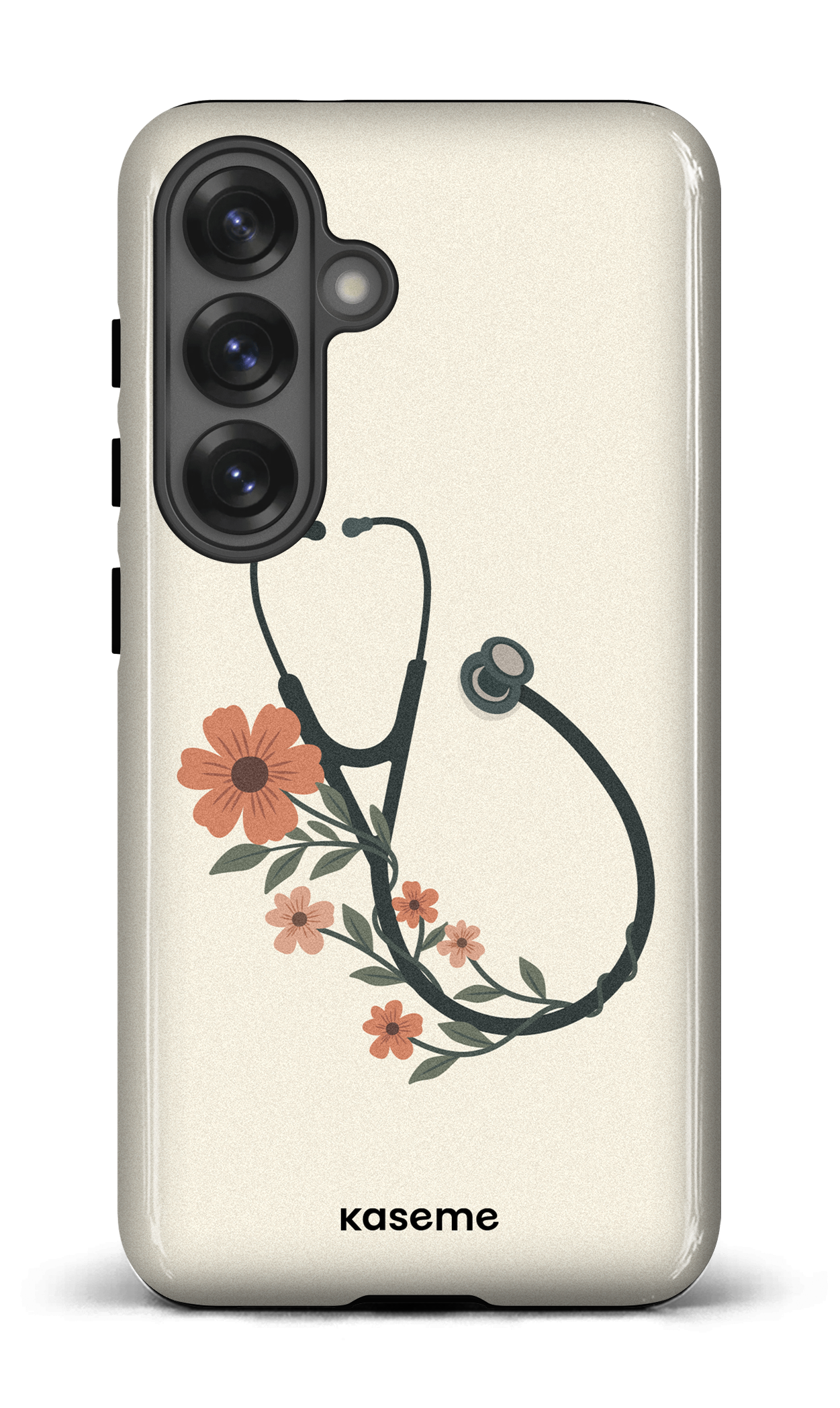 Galaxy S25 Tough (Gloss) Blossom Beat Beige -