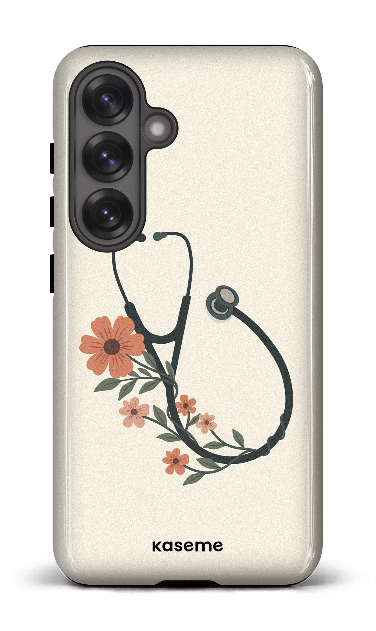 Galaxy S25 Tough (Gloss) Blossom Beat Beige -